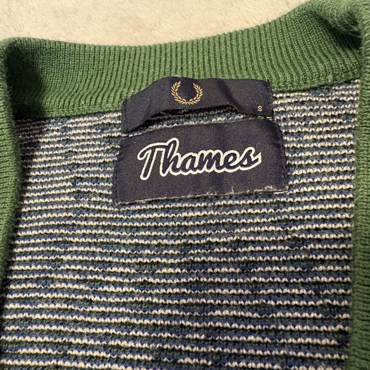 Thames Fred Perry x Thames Cardigan Size US S / EU 44-46 / 1 - 2 Thumbnail