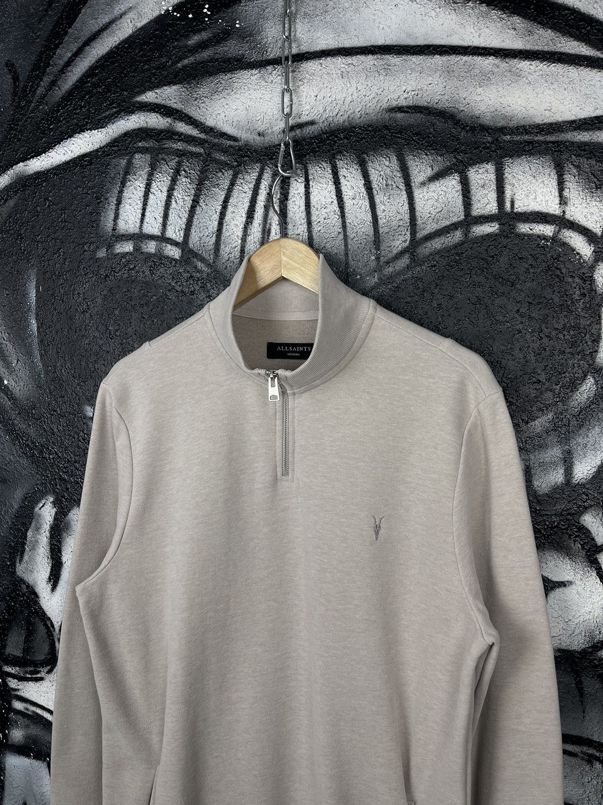Allsaints Allsaints Half Zip Funnel Sweat Men’s Size M Size US M / EU 48-50 / 2 - 4 Thumbnail