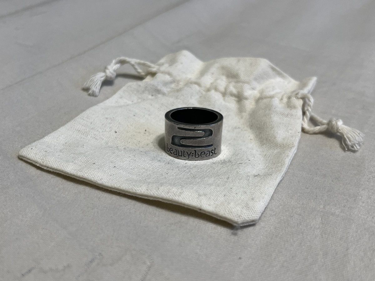 image of Beauty Beast Beauty:beast “2” Ring in Silver, Men's
