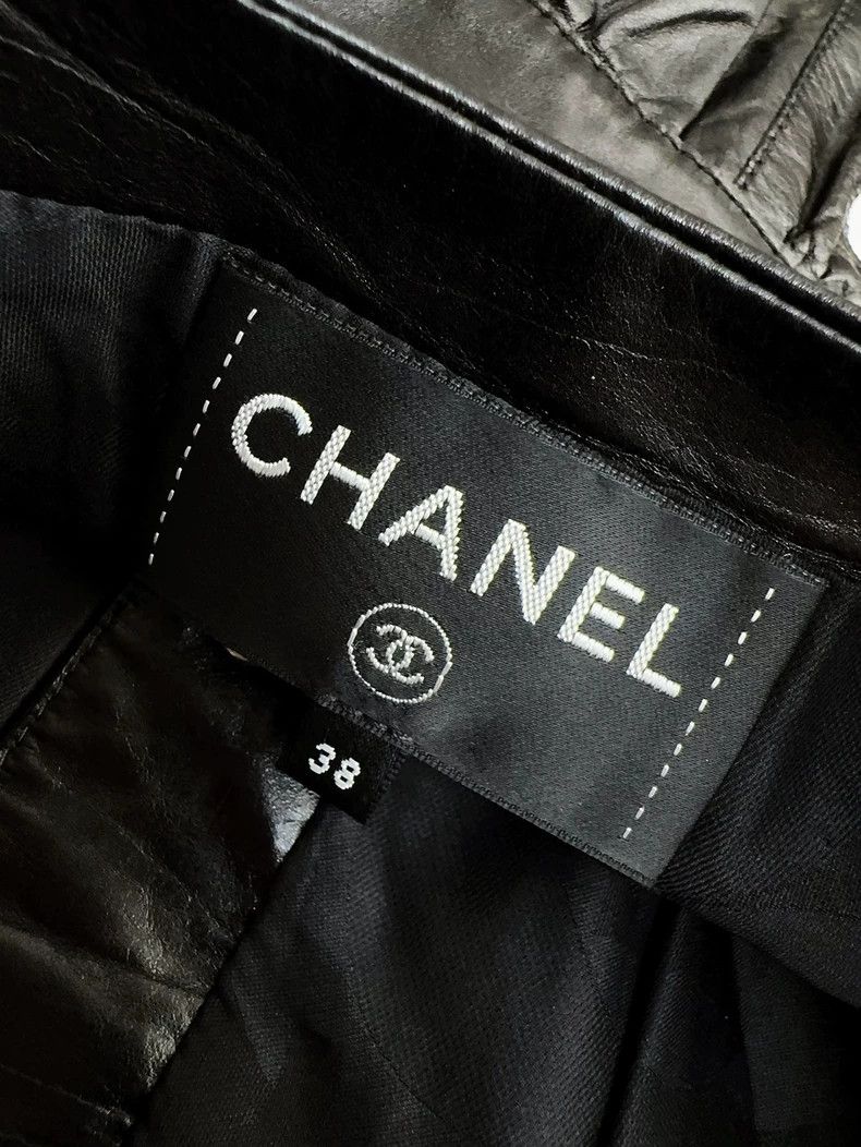 Chanel Chanel 23s black leather suspender vest Size XS / US 0-2 / IT 36-38 - 6 Thumbnail