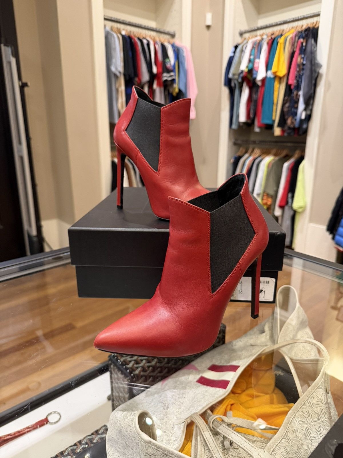Saint Laurent Paris Saint Laurent Classic Leather Ankle Boots Size US 6 / IT 36 - 1 Thumbnail
