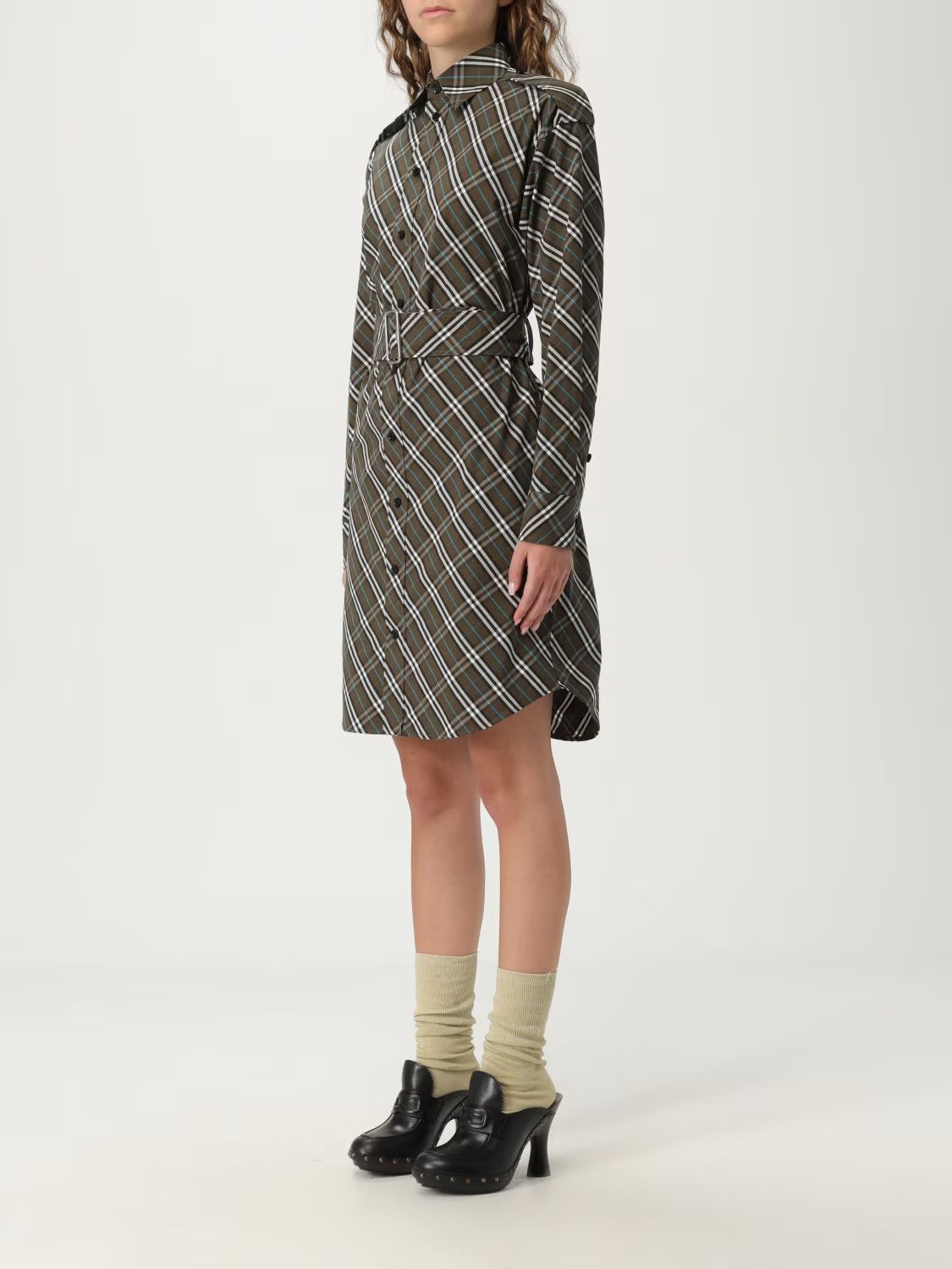 Burberry o1w1db10326 Dress in Multicolor Size S / US 4 / IT 40 - 3 Thumbnail