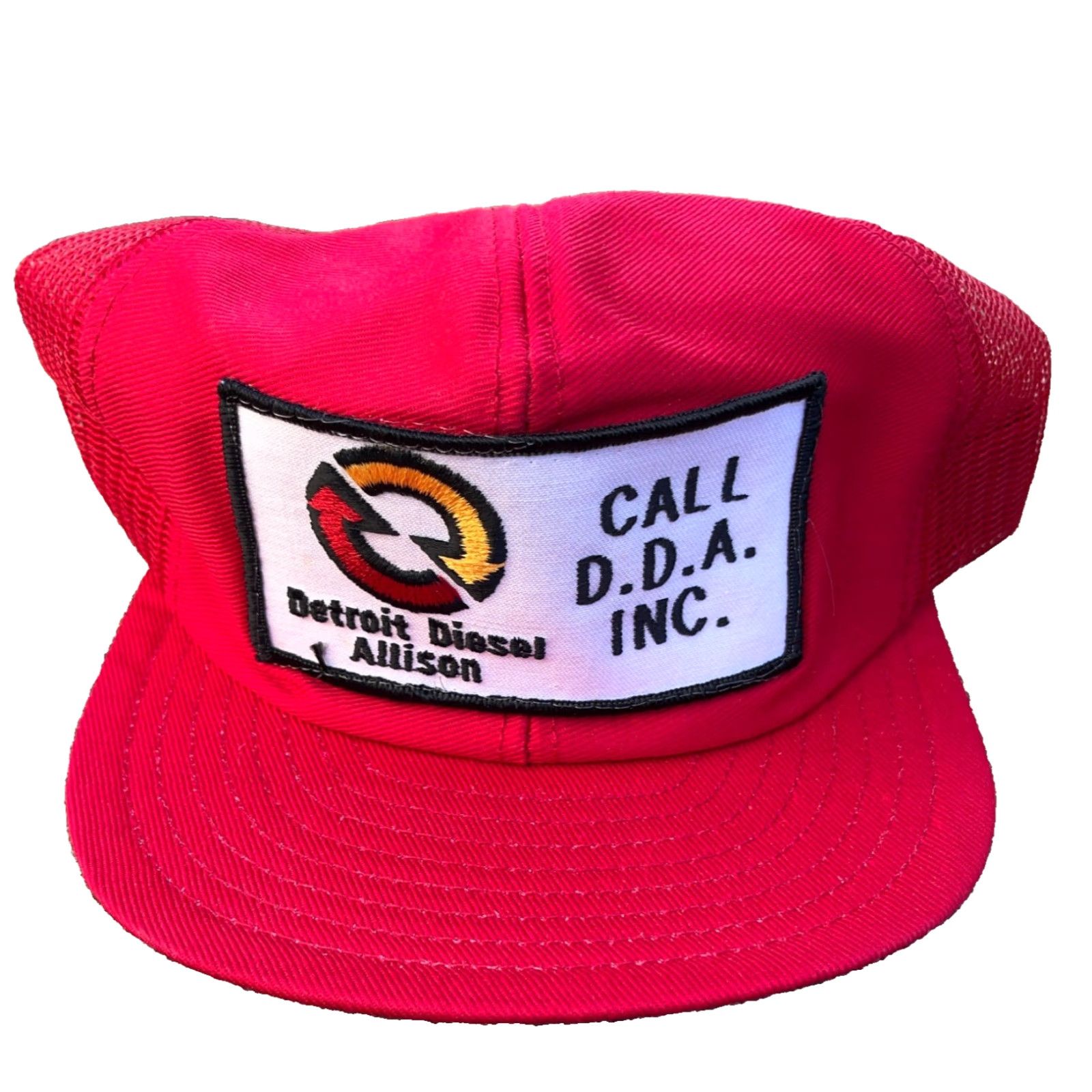 Vintage VINTAGE Louisville MFG Trucker Hat Cap Made IN USA Adjustable Red Cotton Twill 80s 90s Classic Logo Men"} Size ONE SIZE - 2 Thumbnail
