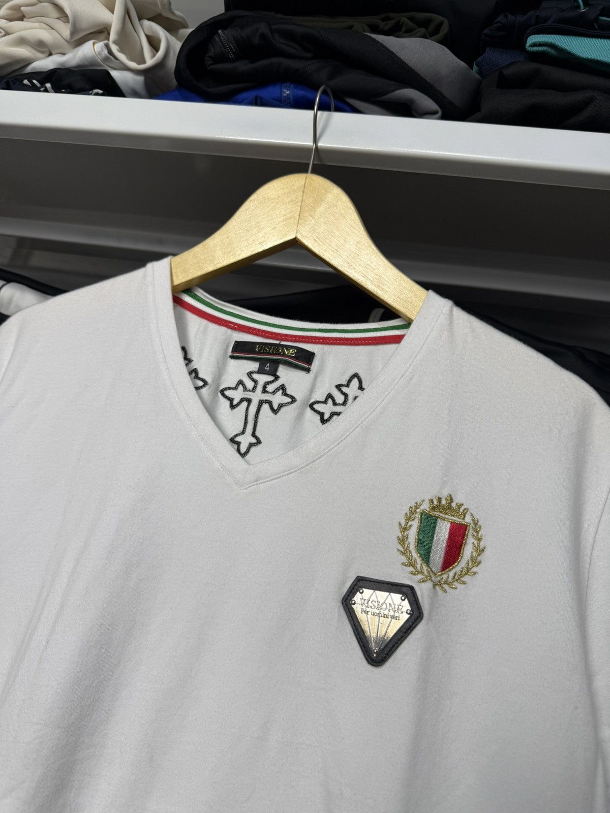 Japanese Brand Visione Japanese Brand Vinex Tshirt Size US L / EU 52-54 / 3 - 2 Thumbnail