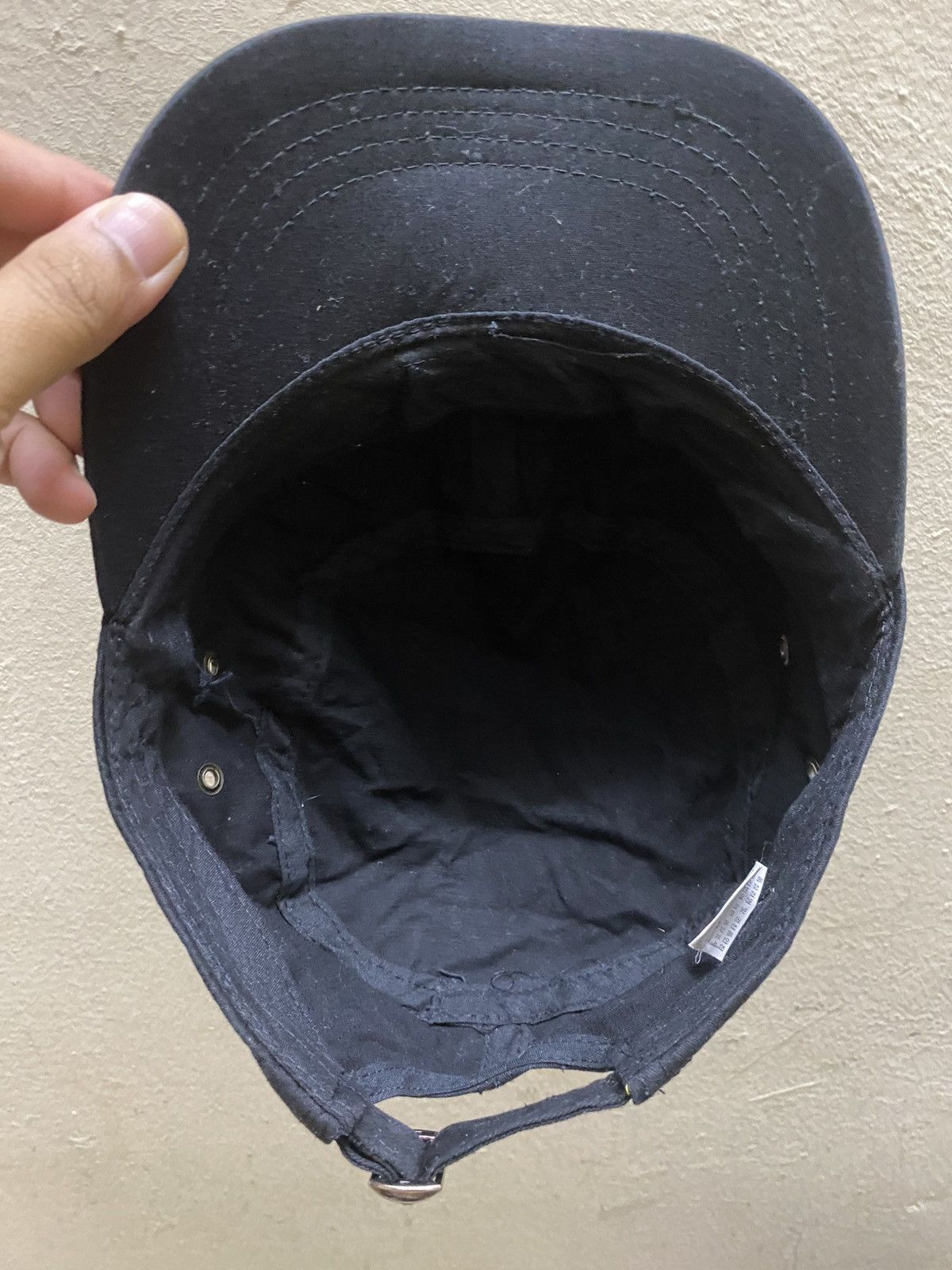 If Six Was Nine × Japanese Brand × Le Grande Bleu (L.G.B.) 2000s Japanese Brand Cadet Hat Distressed Size ONE SIZE - 4 Thumbnail