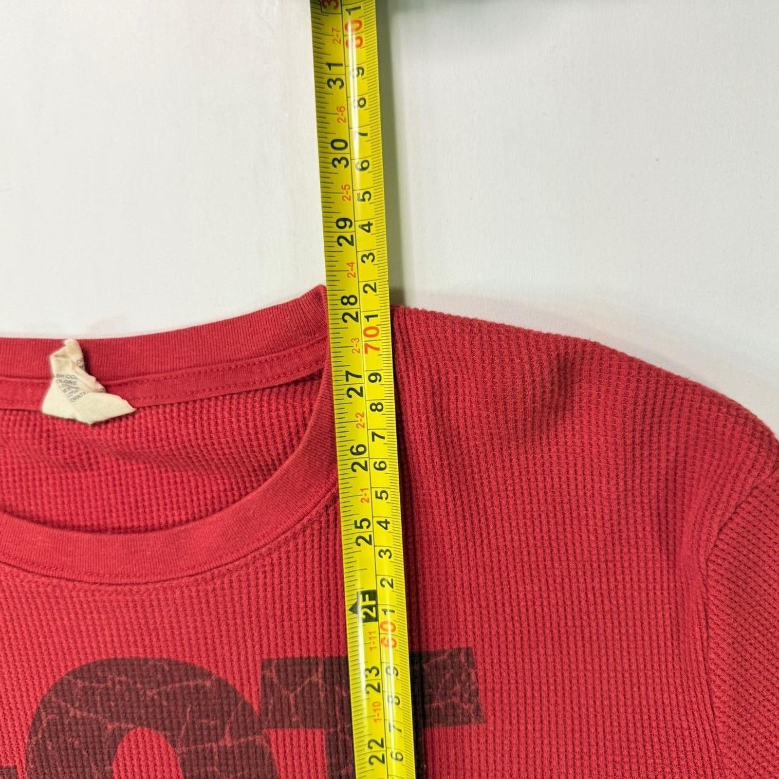 & Other Stories Red and black Hybrid long sleeve vintage 2000s thermal shirt Size US L / EU 52-54 / 3 - 3 Thumbnail