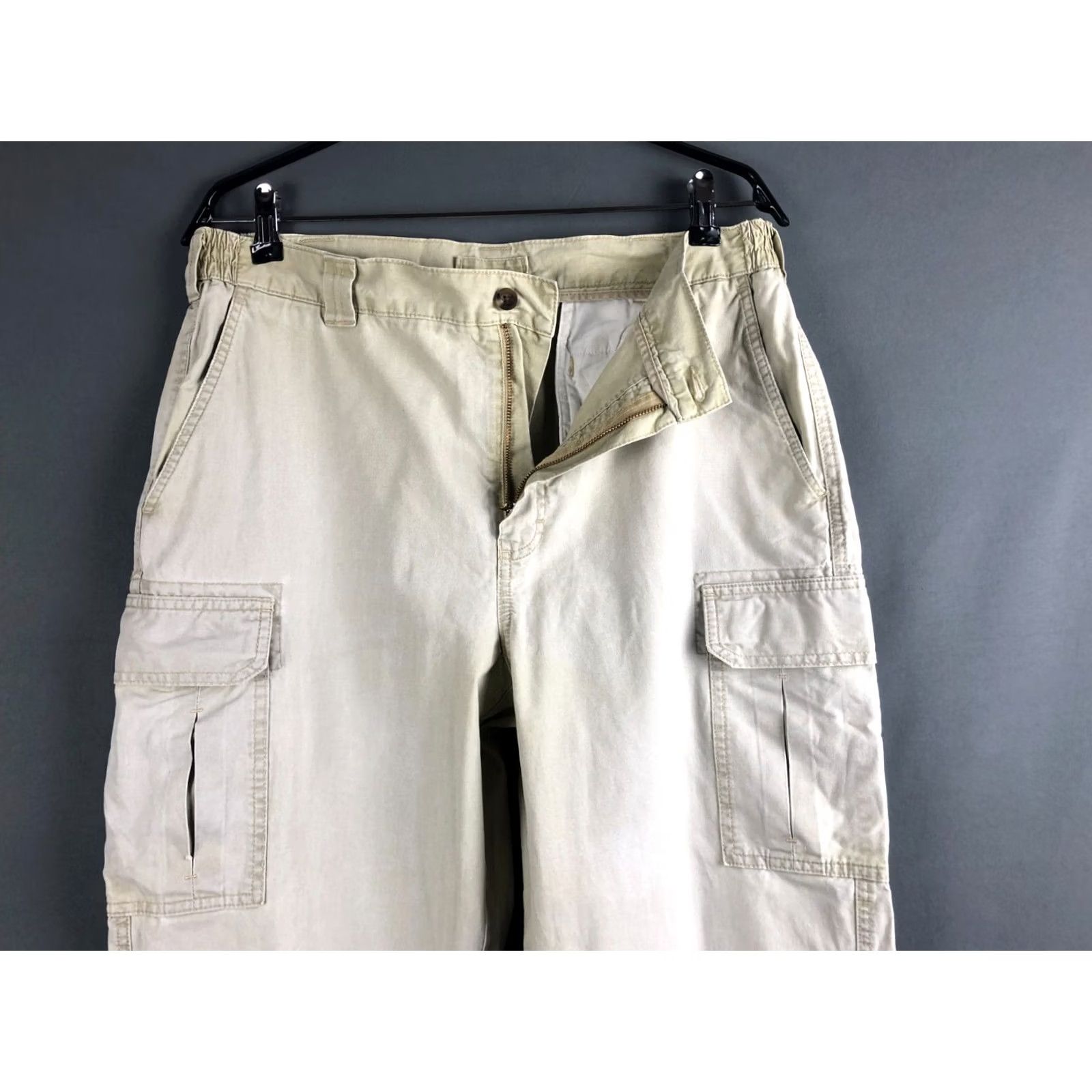 Vintage L.L. Bean Pants Men Size 36 Cotton Khaki Cargo Size US 36 / EU 52 - 6 Thumbnail