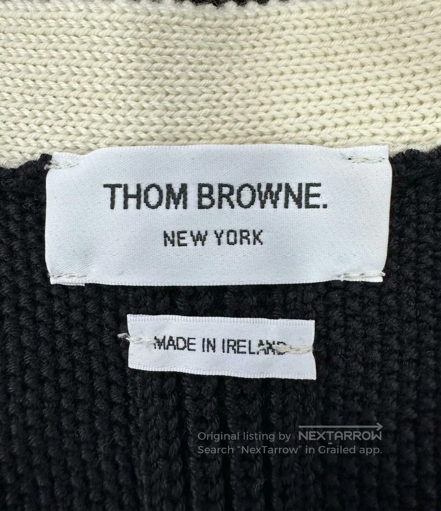 Thom Browne Thom Browne Colorblocked Wool Knit Sleeveless Vest Jacket| Size US S / EU 44-46 / 1 - 4 Thumbnail