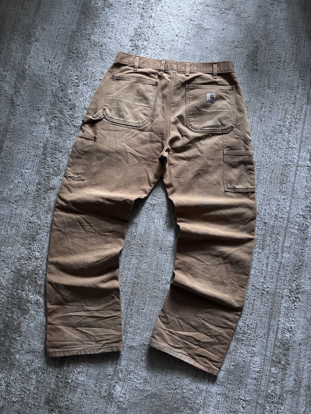 Carhartt Carhartt Vintage Brown Double knee carprenter pants Size US 34 / EU 50 - 2 Thumbnail