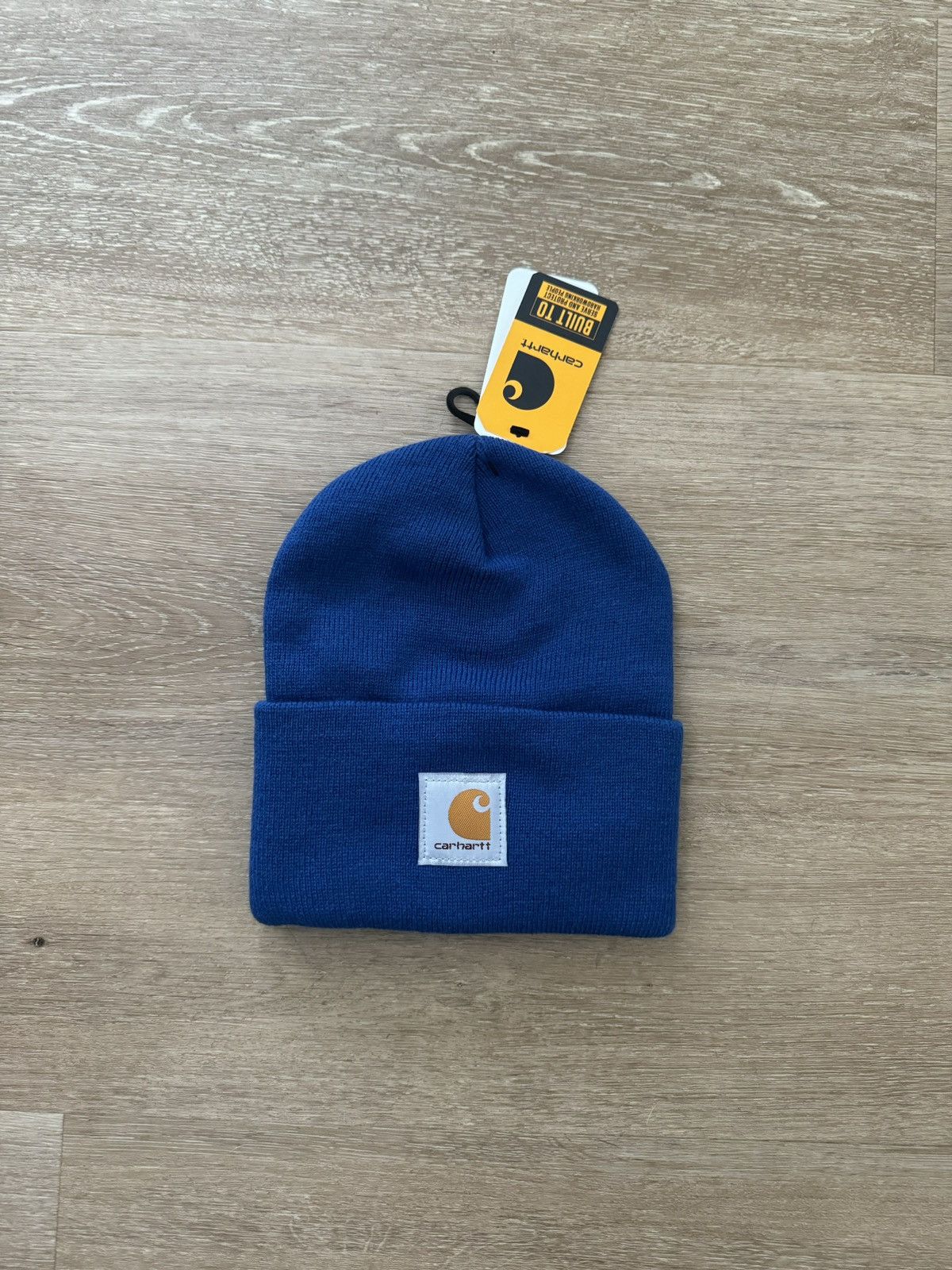 Carhartt Carhartt Stitch Knit Cuff OG Badge Logo Beanie in Navy Blue Size ONE SIZE - 1 Thumbnail
