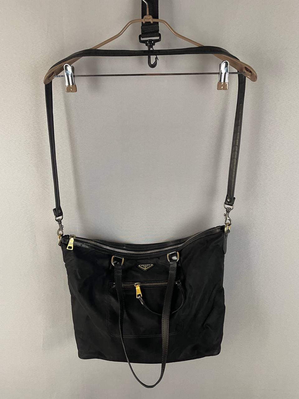 Prada Prada Nylon Black Bag Size ONE SIZE - 7 Thumbnail