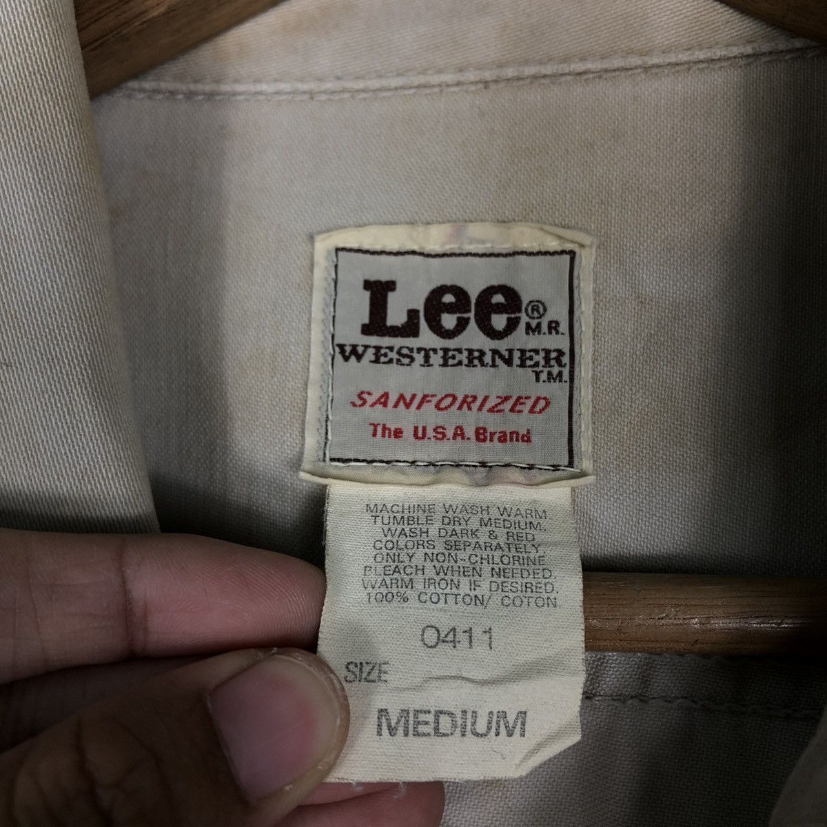 Japanese Brand 🔥Vintage Cropped Biker Trucker Jacket Lee Western Usa Size US M / EU 48-50 / 2 - 18 Thumbnail