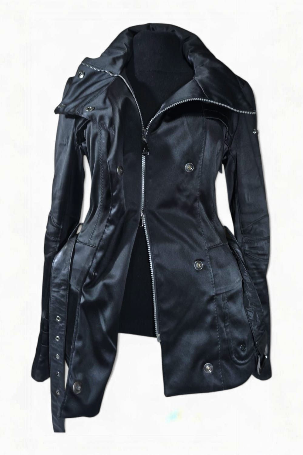 Peuterey peuterey down jacket asymmetrical avantgarde belted Size L / US 10 / IT 46 - 2 Thumbnail