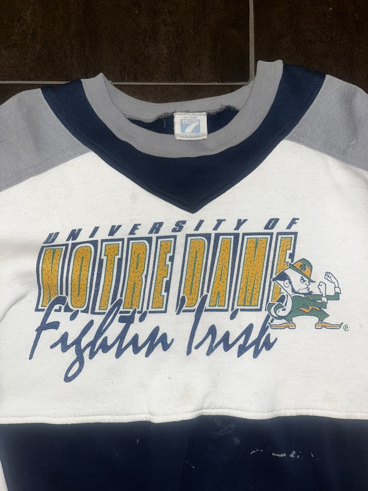 Vintage Notre Dame Vintage Crewneck Size US L / EU 52-54 / 3 - 2 Thumbnail