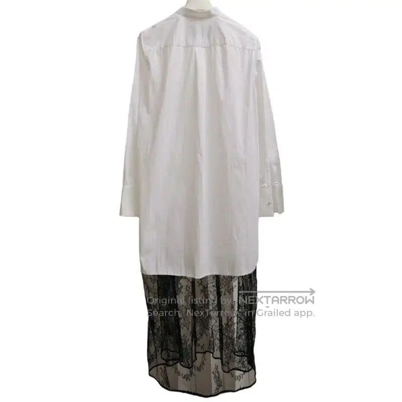 Valentino Valentino Long Sleeve White Dress with Lace Detail . Size S / US 4 / IT 40 - 2 Thumbnail