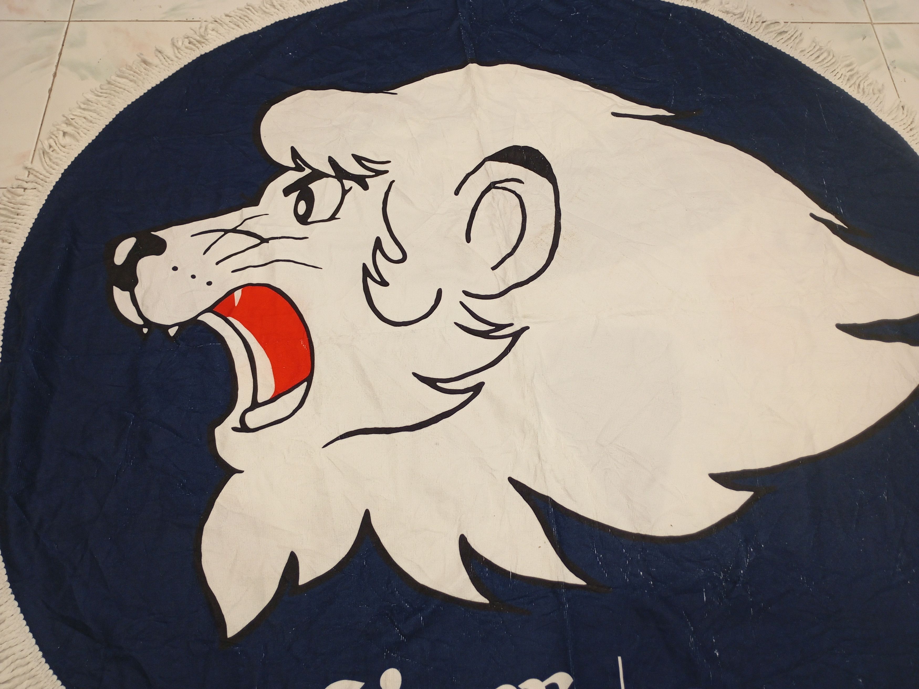 Japanese Brand Seitama seibu Lions Round tablecloth Round beach towel decor Size ONE SIZE - 3 Thumbnail