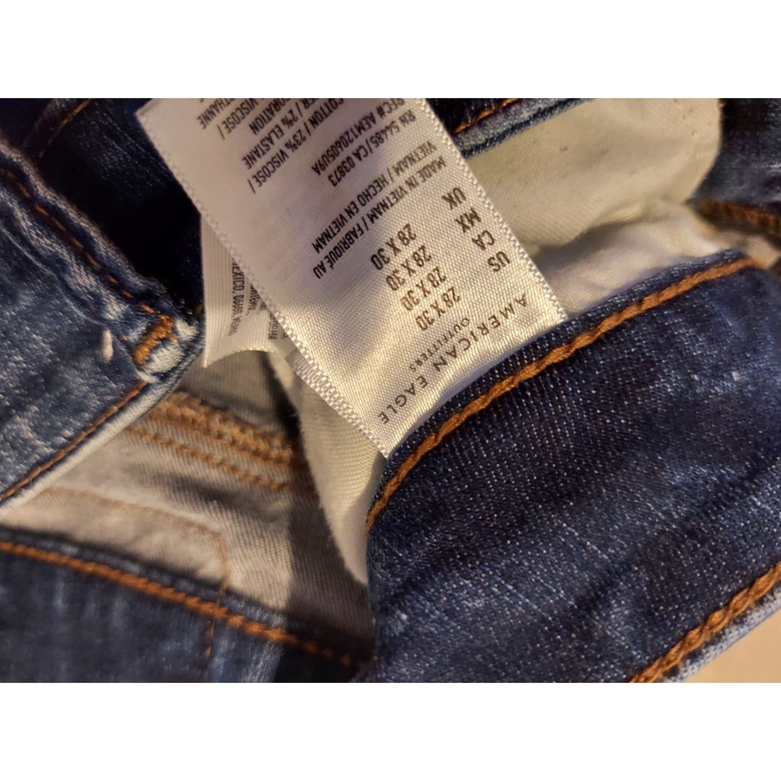 American Eagle Outfitters American Eagle Outfitters Jeans 28x30 29x30 Skinny Denim Pants Mens Size US 28 / EU 44 - 7 Thumbnail