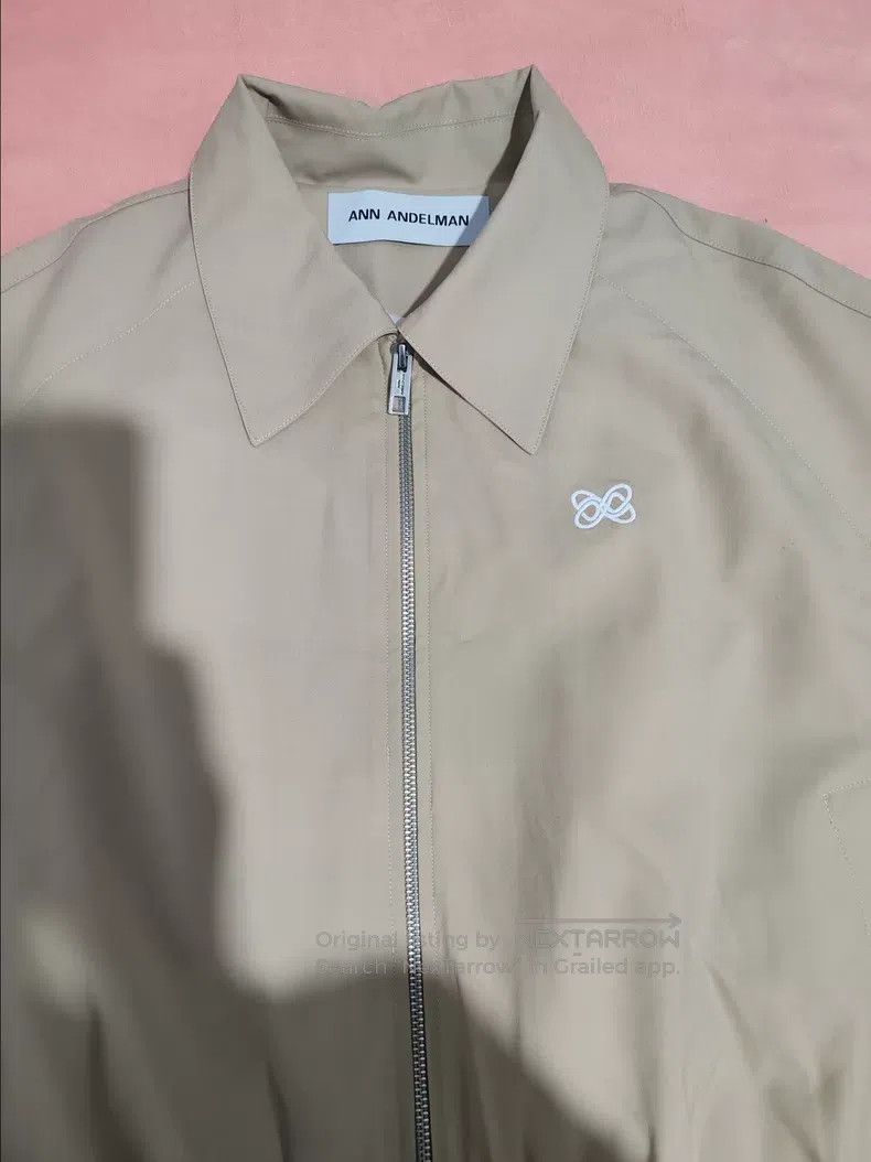 Ann Demeulemeester Ann Demeulemeester Khaki Long-Sleeve Zip-Up Jacket, Loose Size S / US 4 / IT 40 - 3 Thumbnail