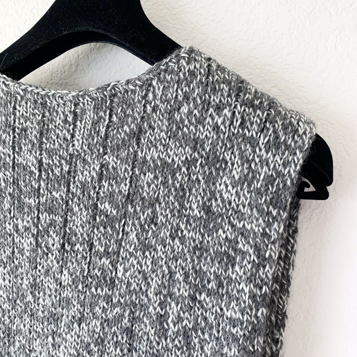 Handmade Hand knit dress with pockets Size S / US 4 / IT 40 - 7 Thumbnail
