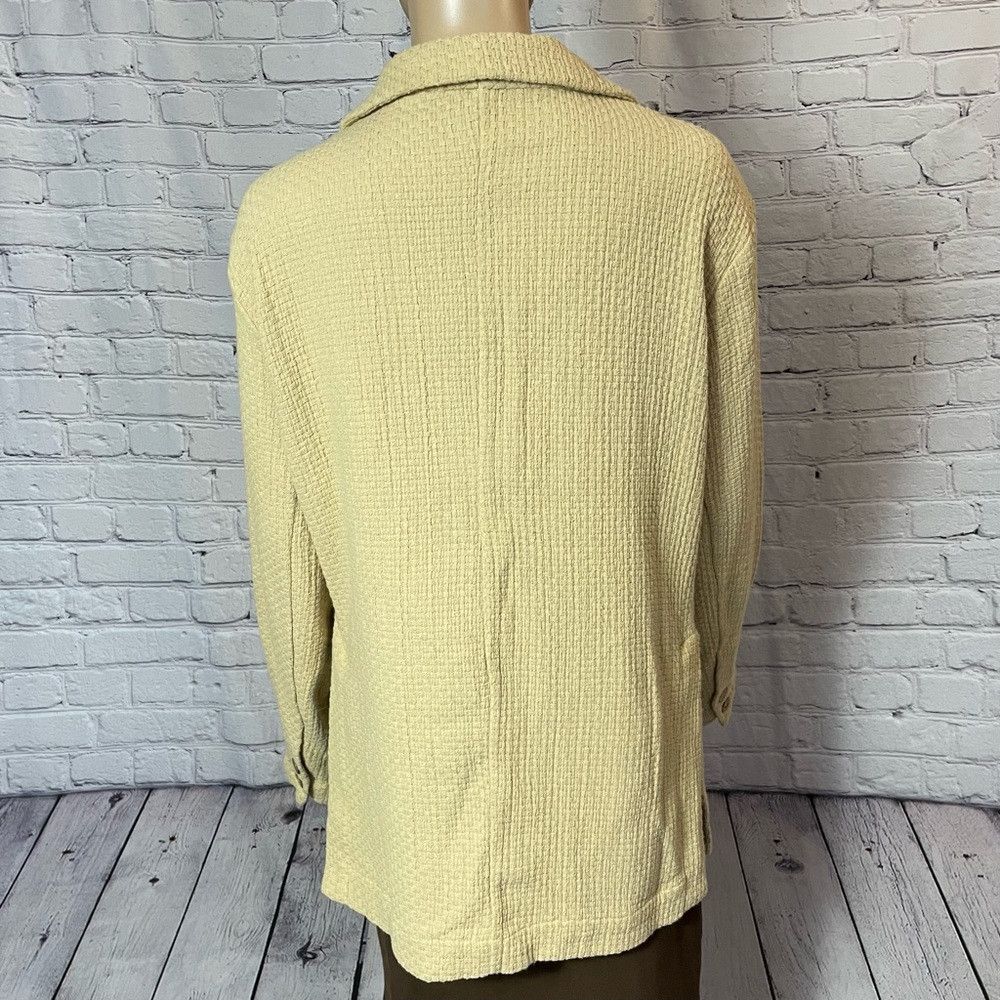 Free People New Free People Like A Cloud Oversized Yellow Blazer Size S Size S / US 4 / IT 40 - 3 Thumbnail