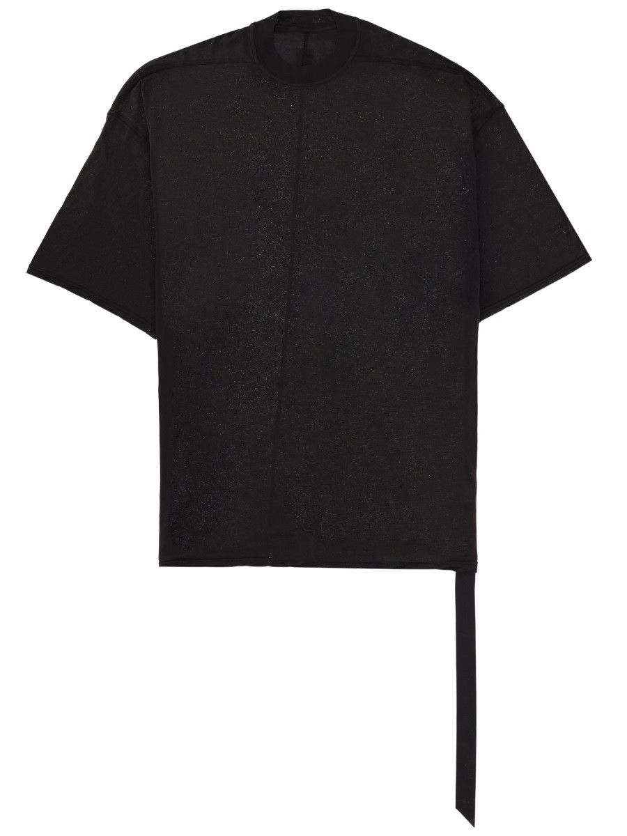 Rick Owens Drkshdw RICK OWENS DRKSHDW "TOMMY T" T-SHIRT - BLACK Size US M / EU 48-50 / 2 - 1 Thumbnail