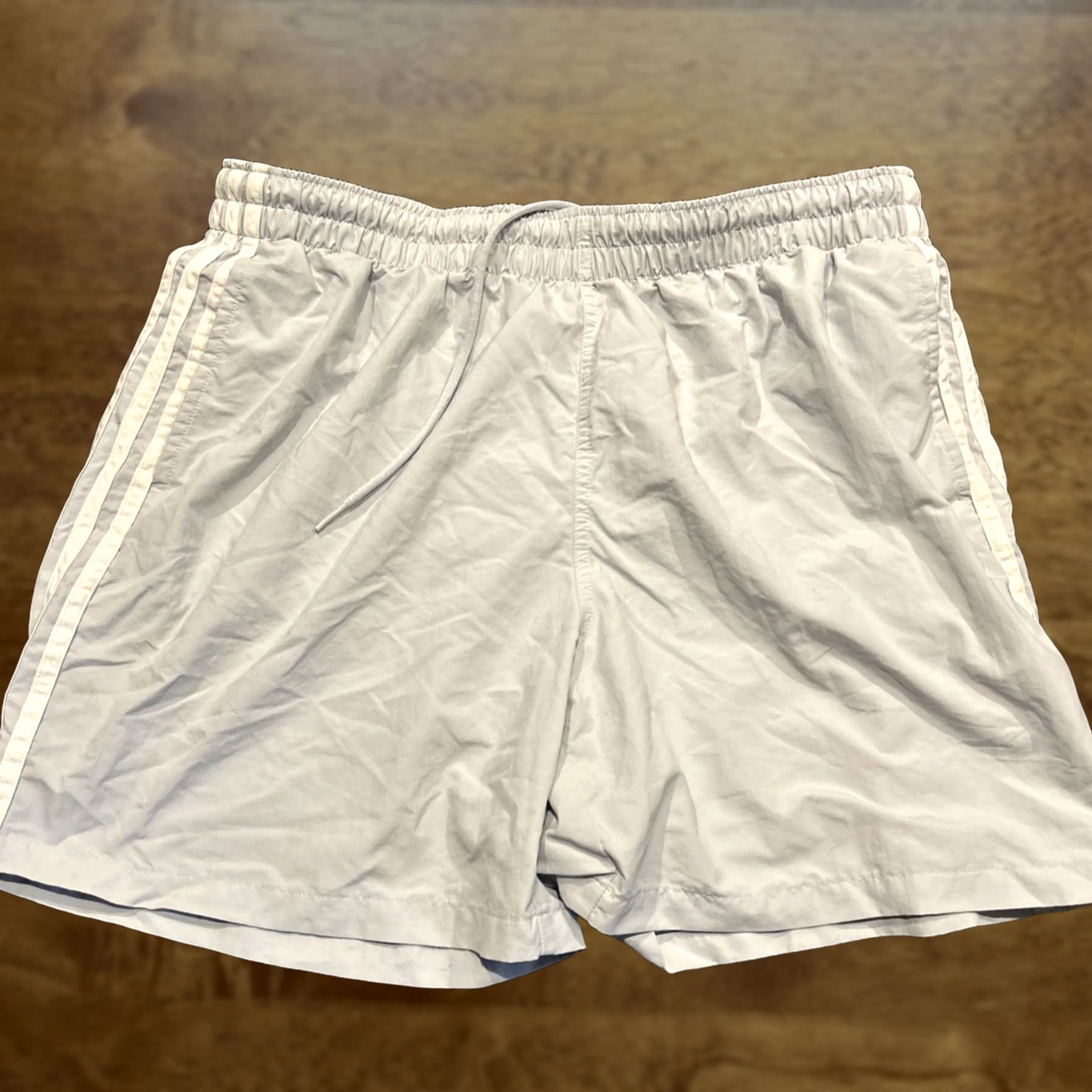 Adidas Adidas Swim Trunks XL Men’s Light Blue Solid 100% Polyamide Drawstring Pockets Bottom Size US 36 / EU 52 - 1 Thumbnail