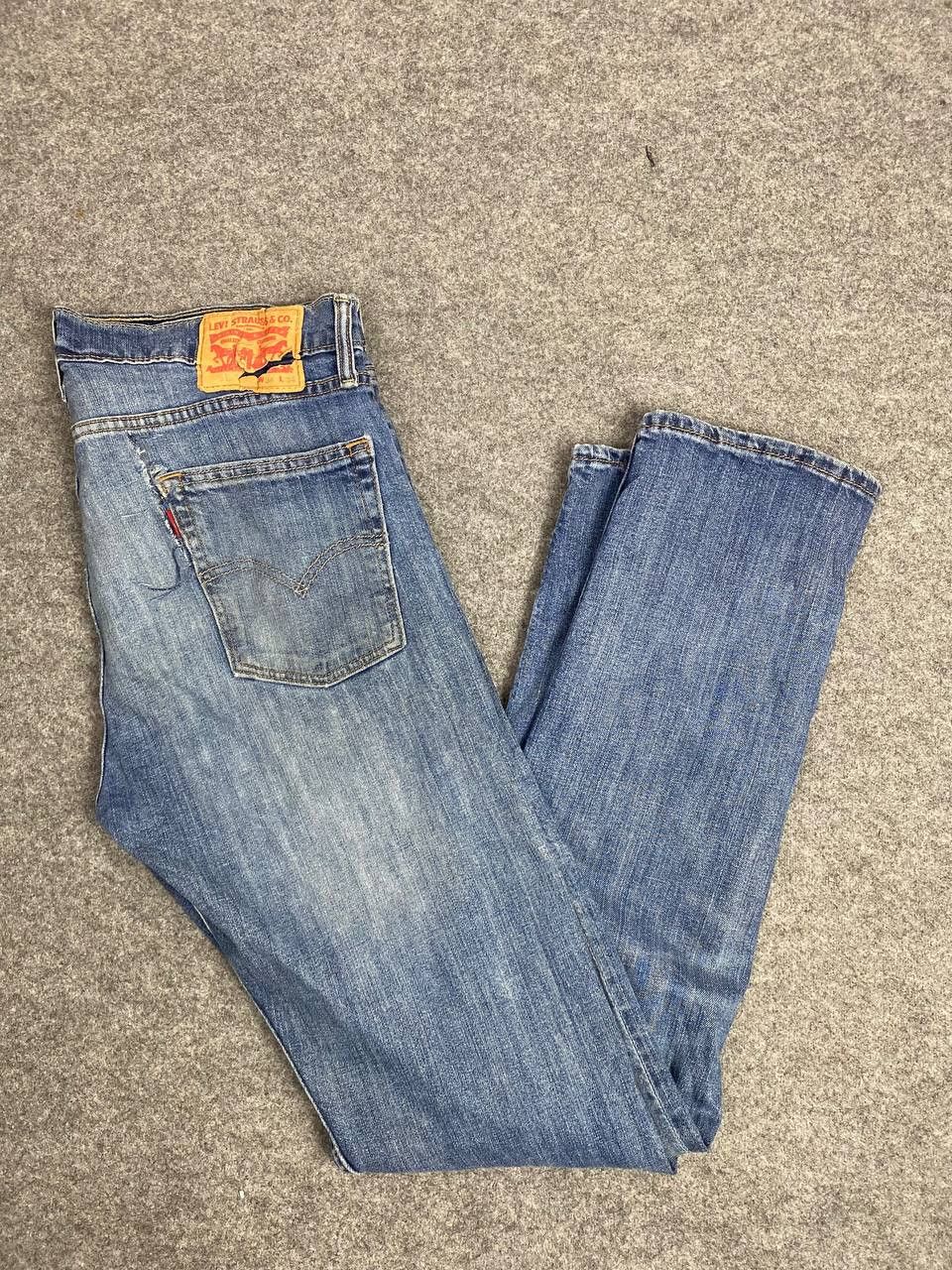 Levi's levis 513 distressed denim nice design Size US 36 / EU 52 - 2 Thumbnail
