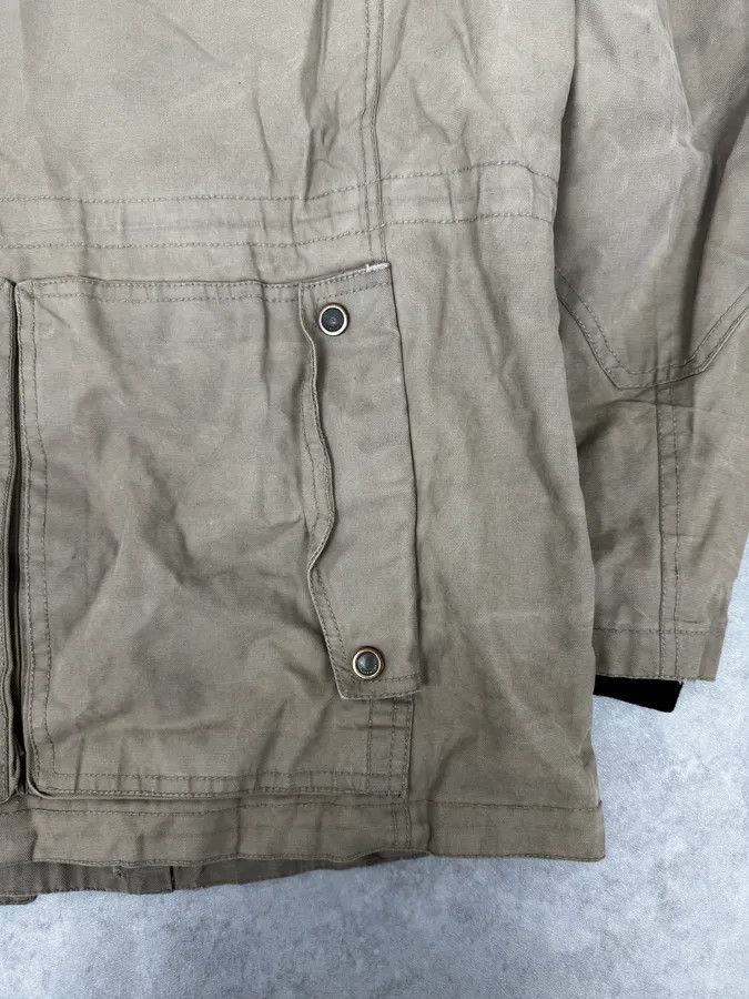 Givenchy 2000s Givenchy Destroyed Fur Hood Beige Cargo Jacket Size US M / EU 48-50 / 2 - 10 Thumbnail