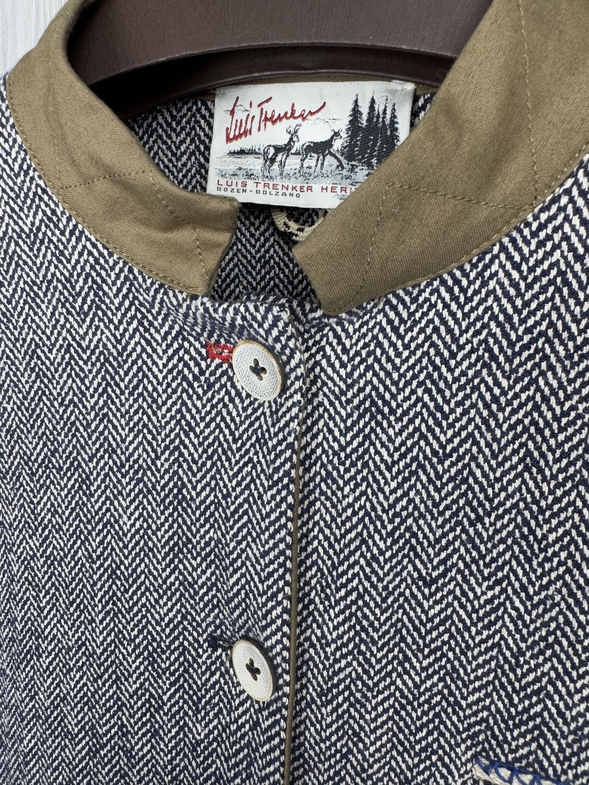 Other Luis Trenker grey-blue herringbone jacket blazer size 44 Size M / US 6-8 / IT 42-44 - 7 Thumbnail