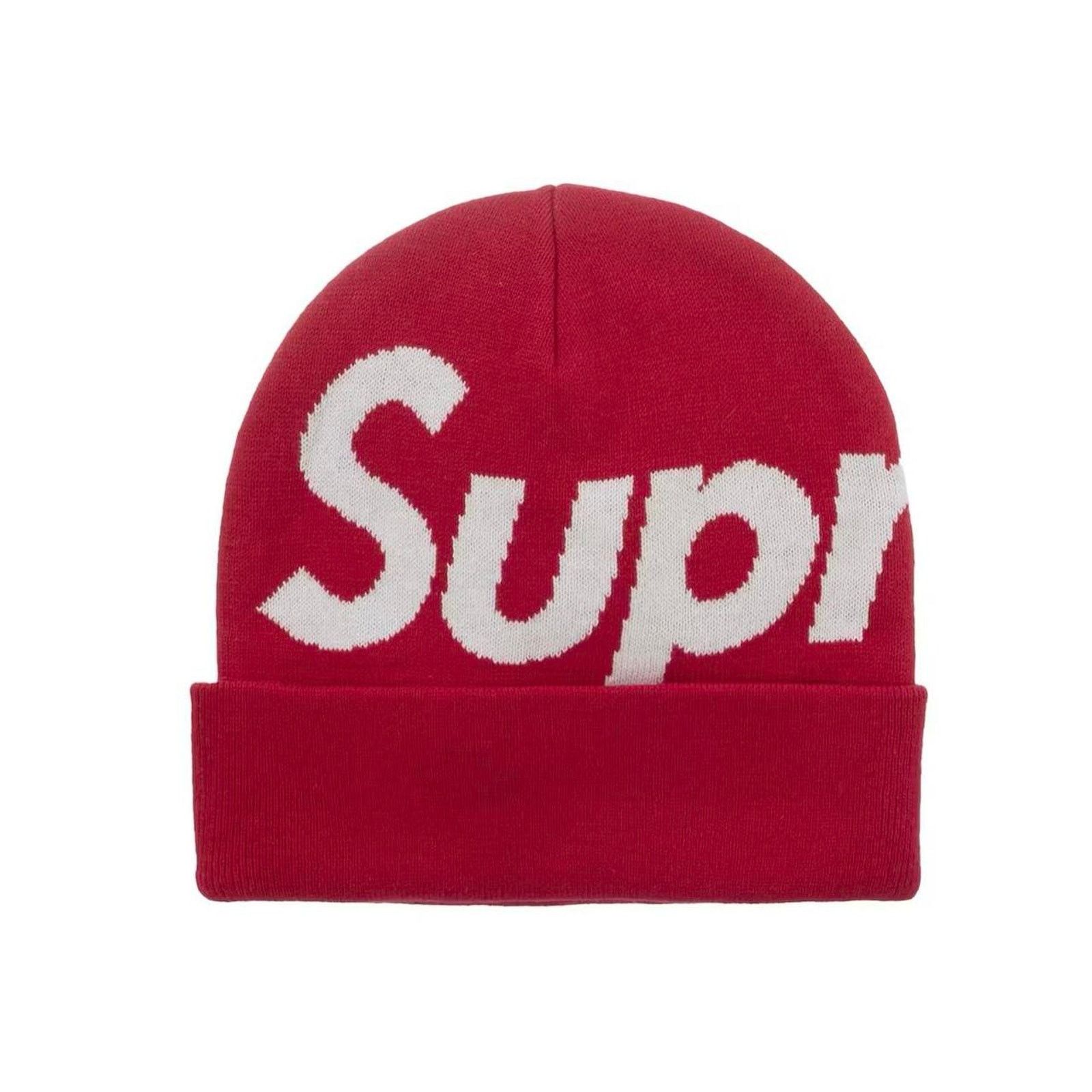 Supreme Supreme Bandana Big Logo Beanie (Red) | Grailed