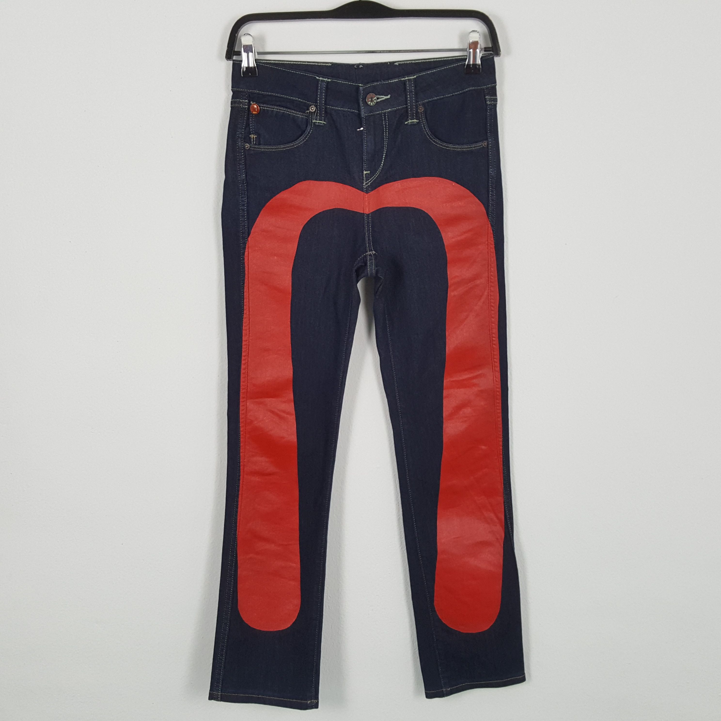 Evisu × Puma × Vintage EVISU x PUMA Jeans Japanese Brand Custom Daicock Size 26" / US 2 / IT 38 - 1 Thumbnail