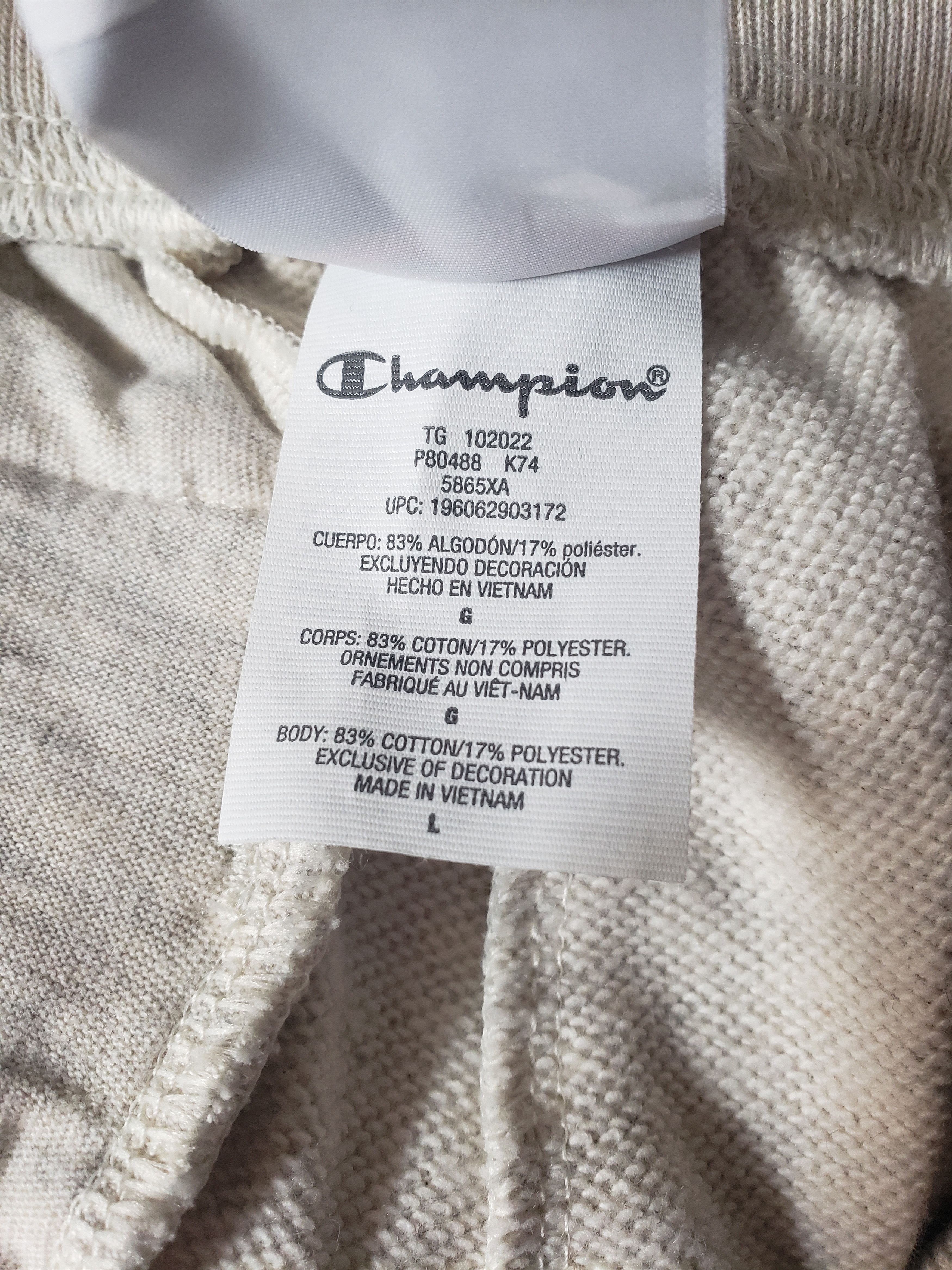 Champion Reverse Weave Script Logo Sweatpants L Size US 32 / EU 48 - 6 Thumbnail
