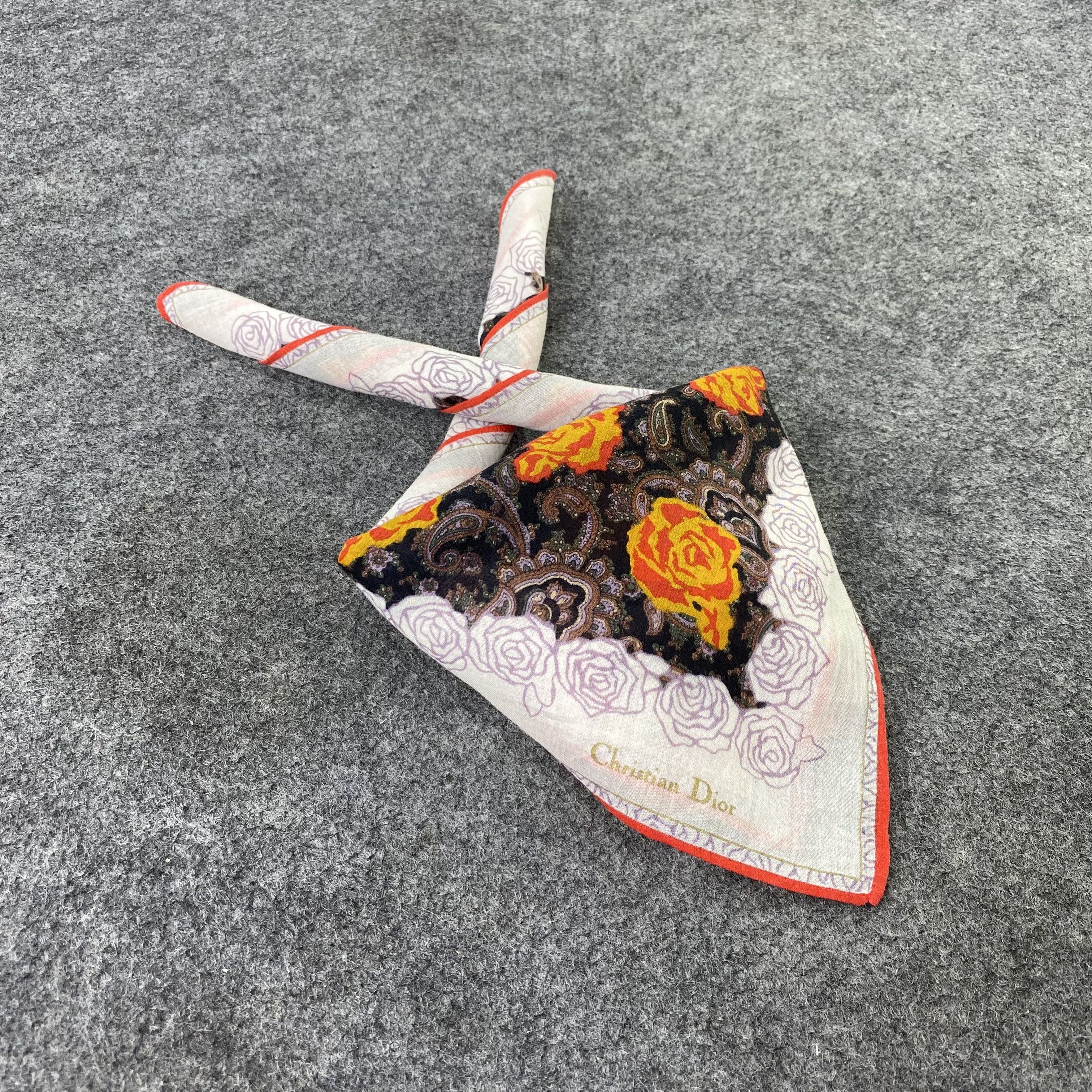 Designer Christian Dior Handkerchief / Bandana / Neckerchief-B984 Size ONE SIZE - 1 Thumbnail