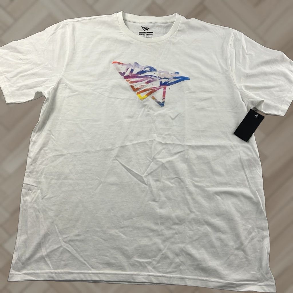 Vintage **Paper Planes Men's White 2XL Short Sleeve T-Shirt** User: Paper Planes Men's White 2XL Short Sleeve T-Shirt Size US XXL / EU 58 / 5 - 1 Thumbnail