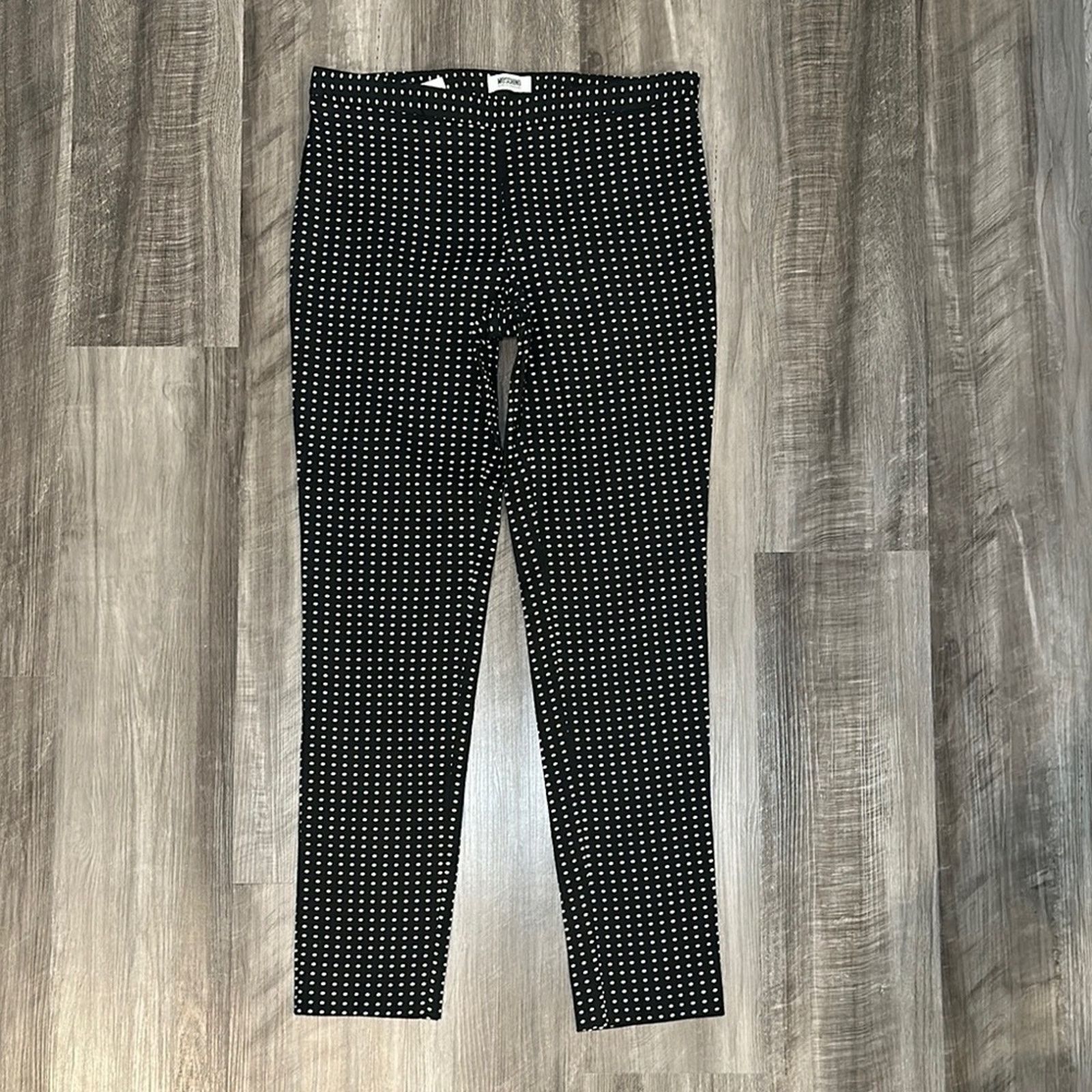 【送料&関税込】Moschino Wool Grain De Poudre Pants MOSCHINO Embellished pleated crepe straight-leg pants | THE