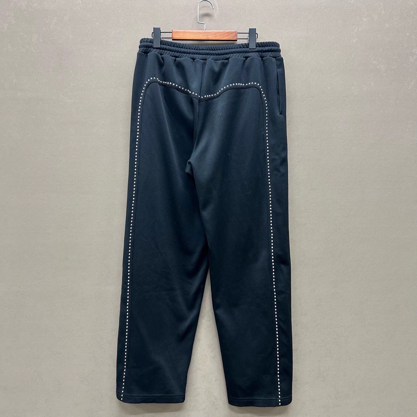 Celine Celine black stud drawstring pants XL Size 32" / US 10 / IT 46 - 2 Thumbnail