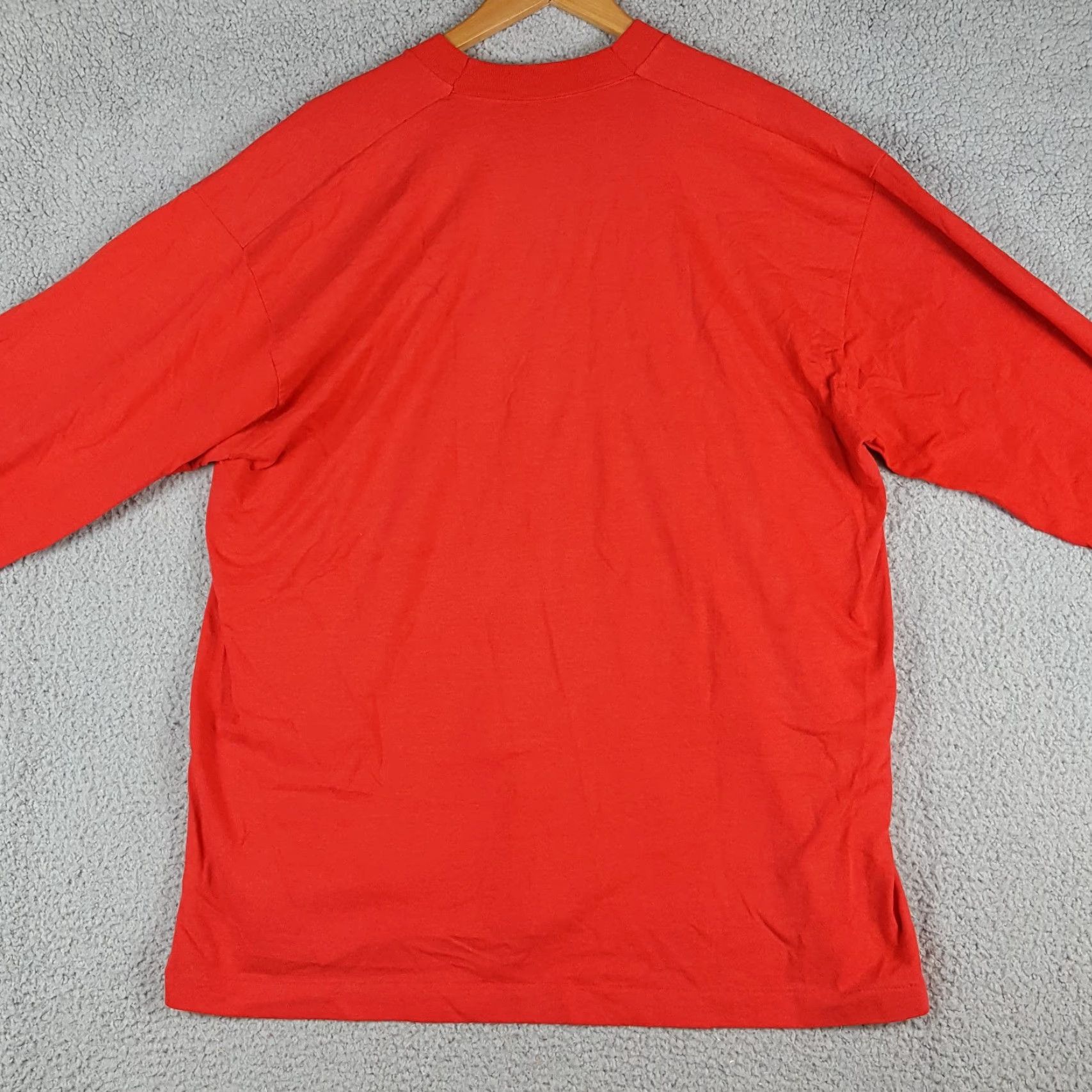 Vintage VINTAGE Turkey Ham Shoot Hunting Long Sleeve Men's 2XL Red Gun T Shirt Size US XXL / EU 58 / 5 - 7 Thumbnail