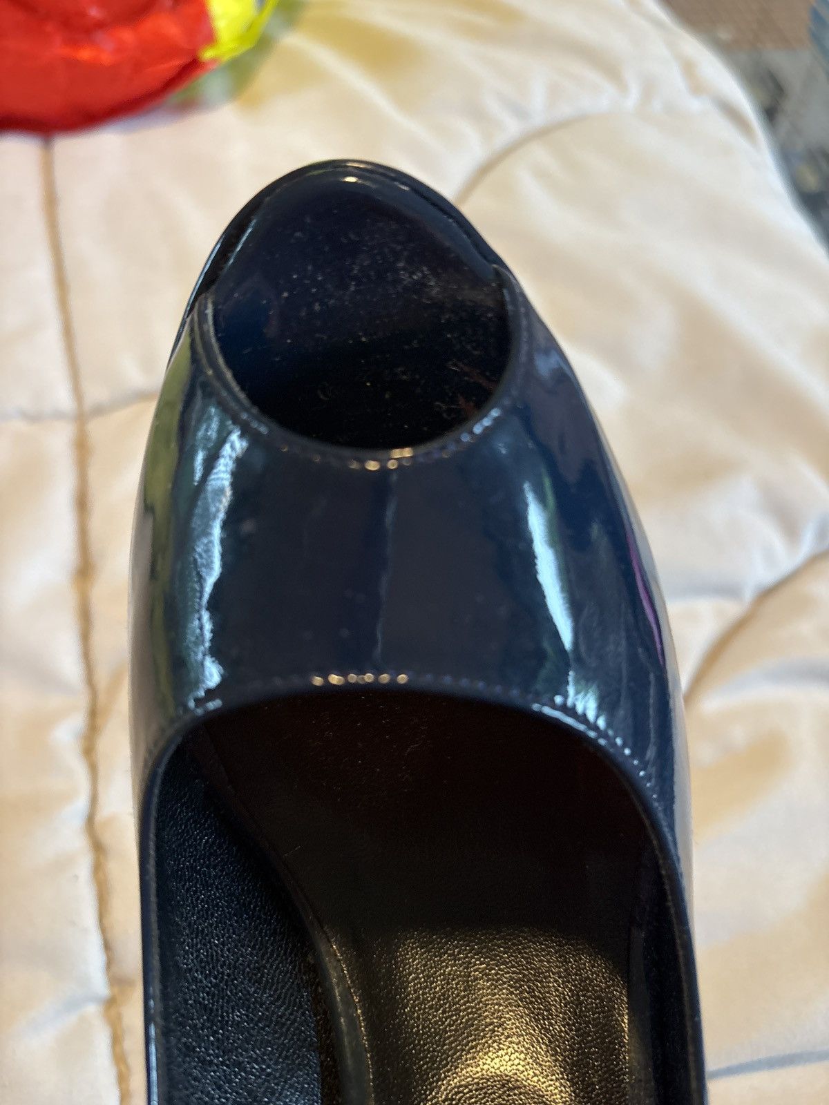 Other Ruthie Davis Patent Navy Blue Heels Size US 7.5 / IT 37.5 - 6 Thumbnail