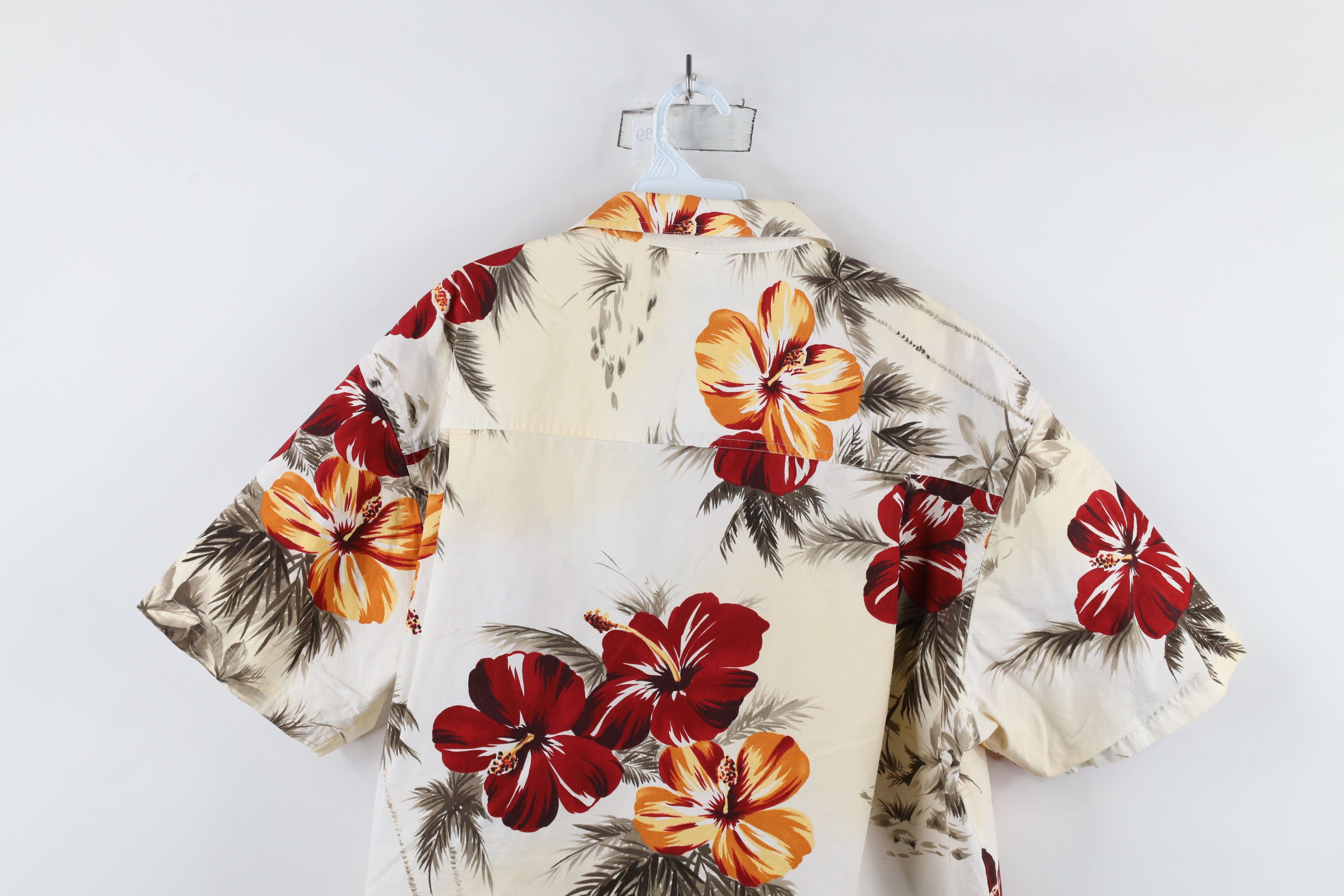 Ralph Lauren × Vintage Vintage 90s Chaps Ralph Lauren Print Hawaiian Button Shirt Size US XXL / EU 58 / 5 - 12 Thumbnail