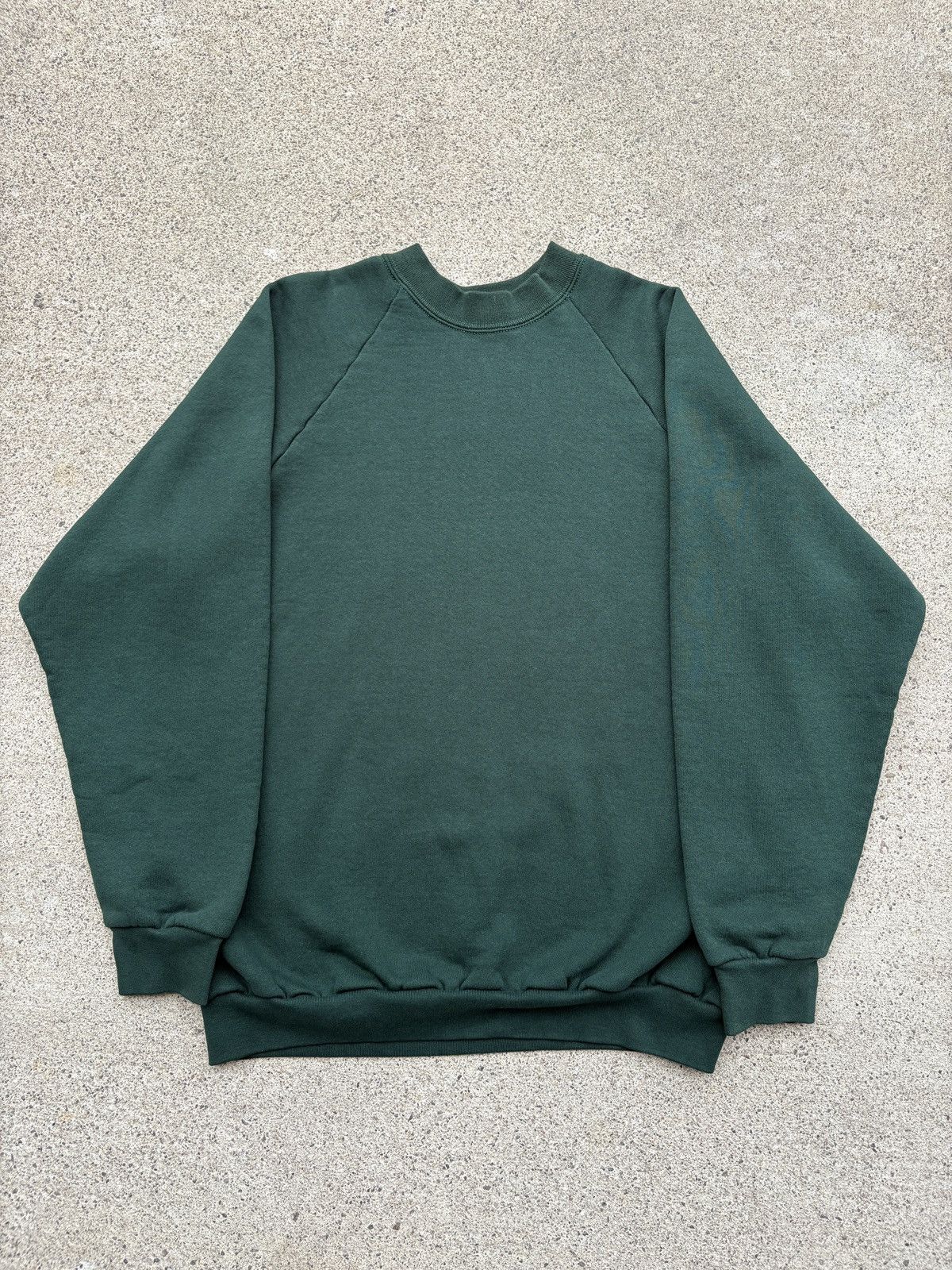 Jerzees × Vintage Vintage 1990s JERZEES Forest Green Crewneck Sweater Size L Size US M / EU 48-50 / 2 - 1 Thumbnail