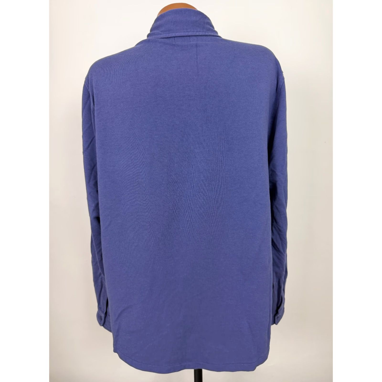 Gap VINTAGE Gap Button-Up Shirt Men XL Blue Heavyweight Fleece Outdoor Y2K Relaxed Regular Size US XL / EU 56 / 4 - 6 Thumbnail