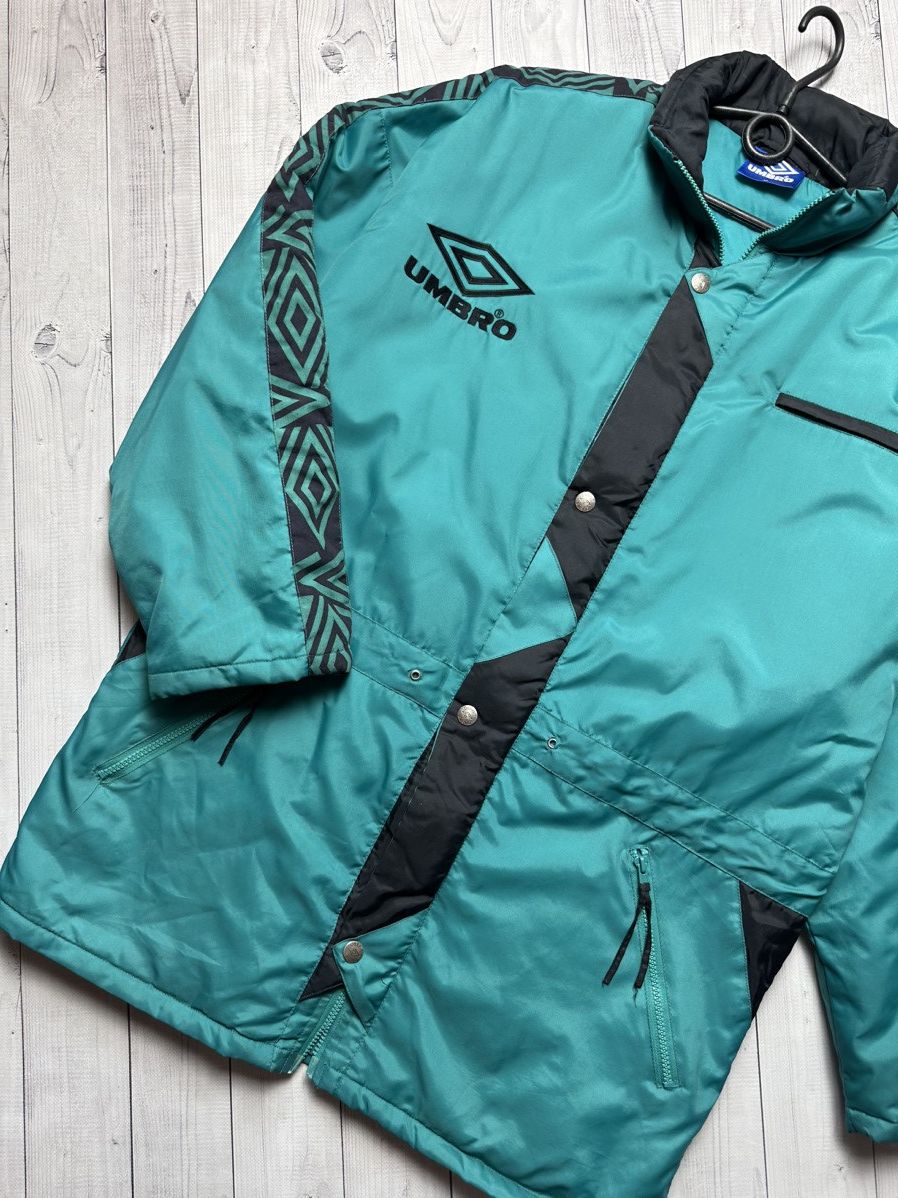 Umbro × Vintage Vintage Umbro pro training jacket parka size M rare green Size US M / EU 48-50 / 2 - 2 Thumbnail