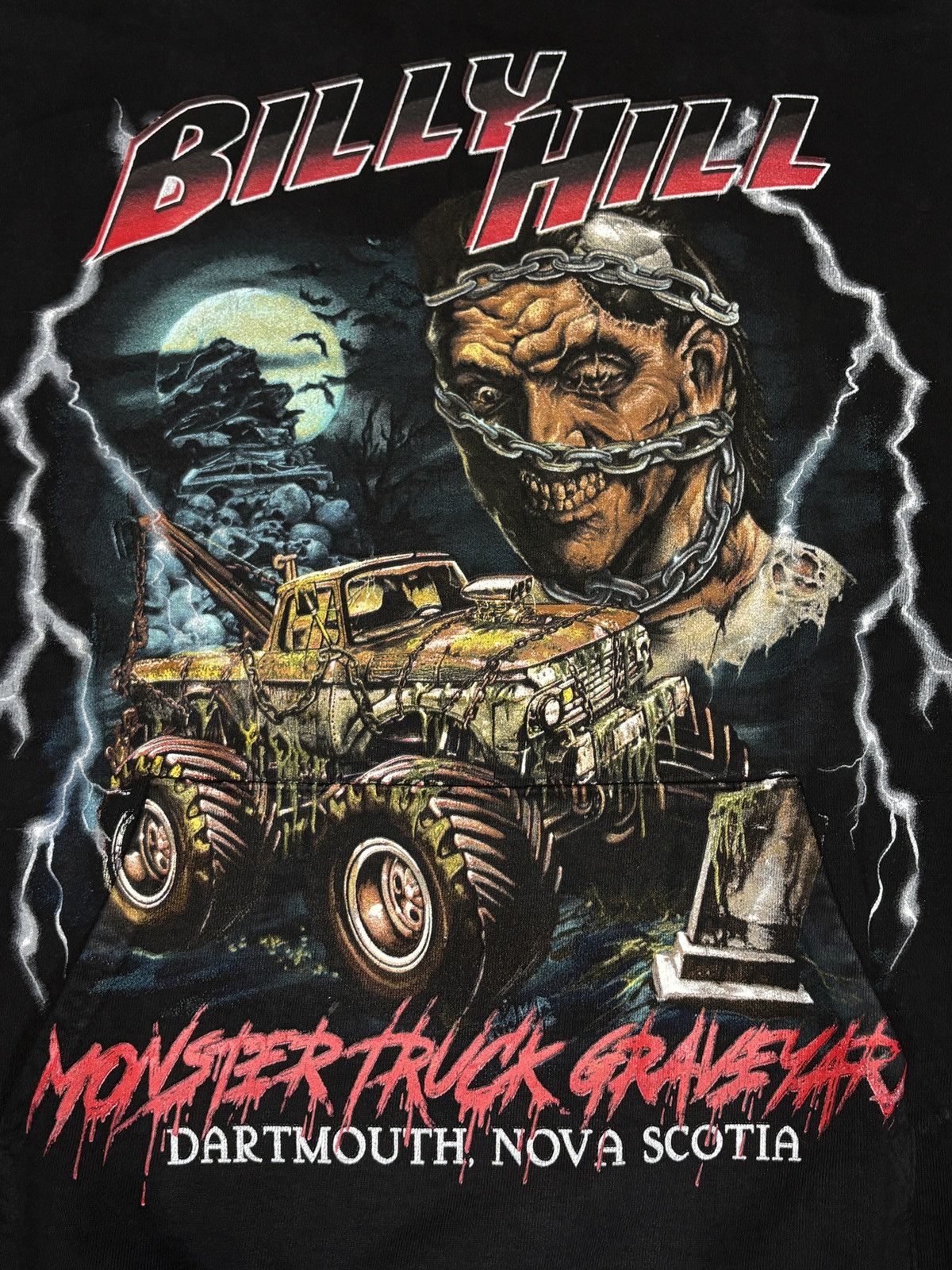 Billy Hill 2021 Billy Hill “Monster Truck Graveyard” Hoodie Size XL Size US XL / EU 56 / 4 - 5 Thumbnail