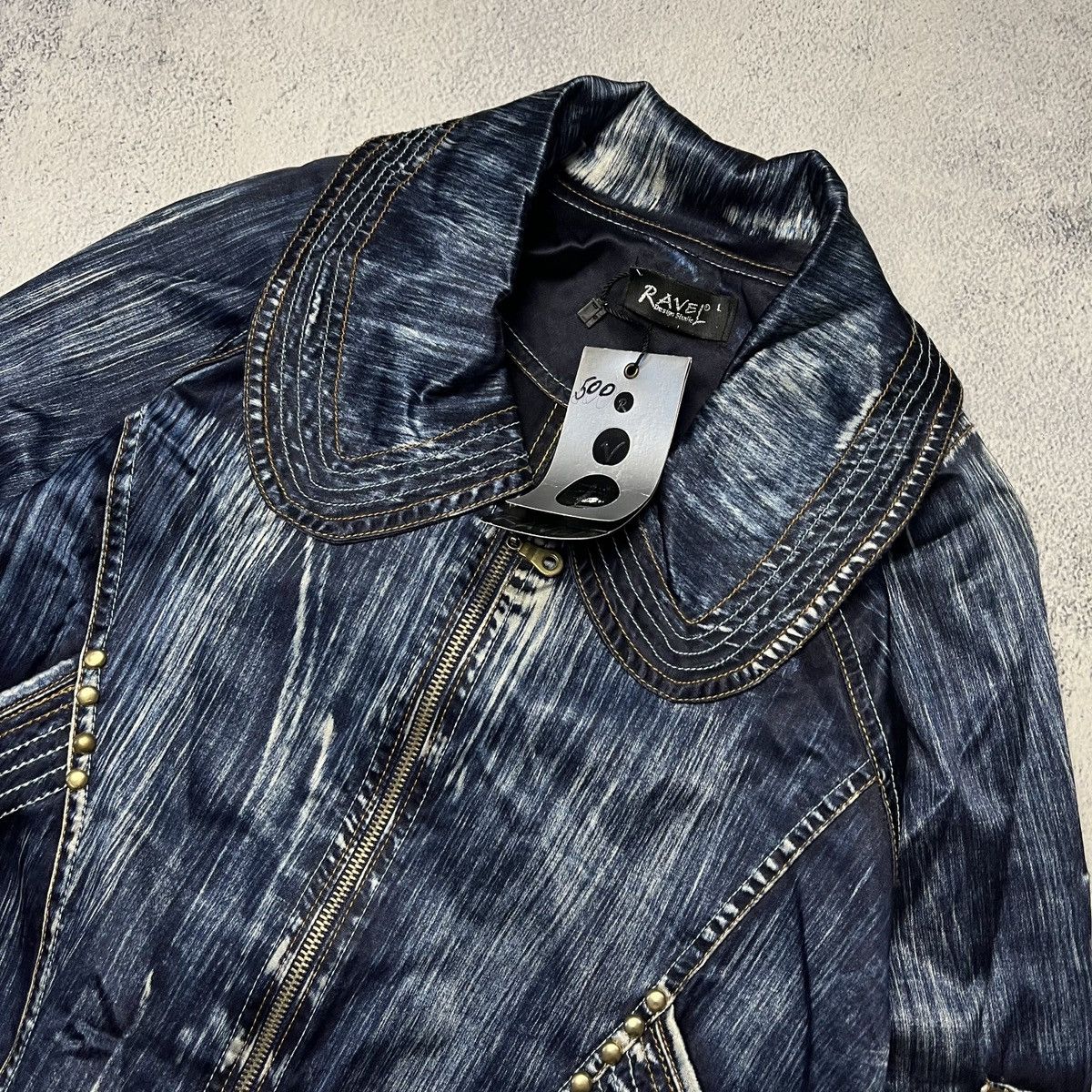 Japanese Brand × Vintage Japan vintage Ravel faded Rare y2k jacket Size US L / EU 52-54 / 3 - 3 Thumbnail