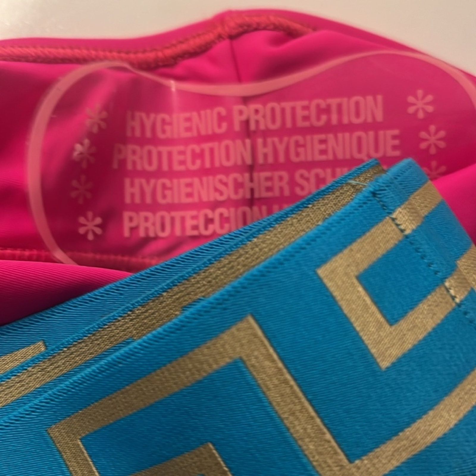 Versace Versace NWT SET bikini top & bottom! Pink & blue both XL 5 Size ONE SIZE - 8 Thumbnail