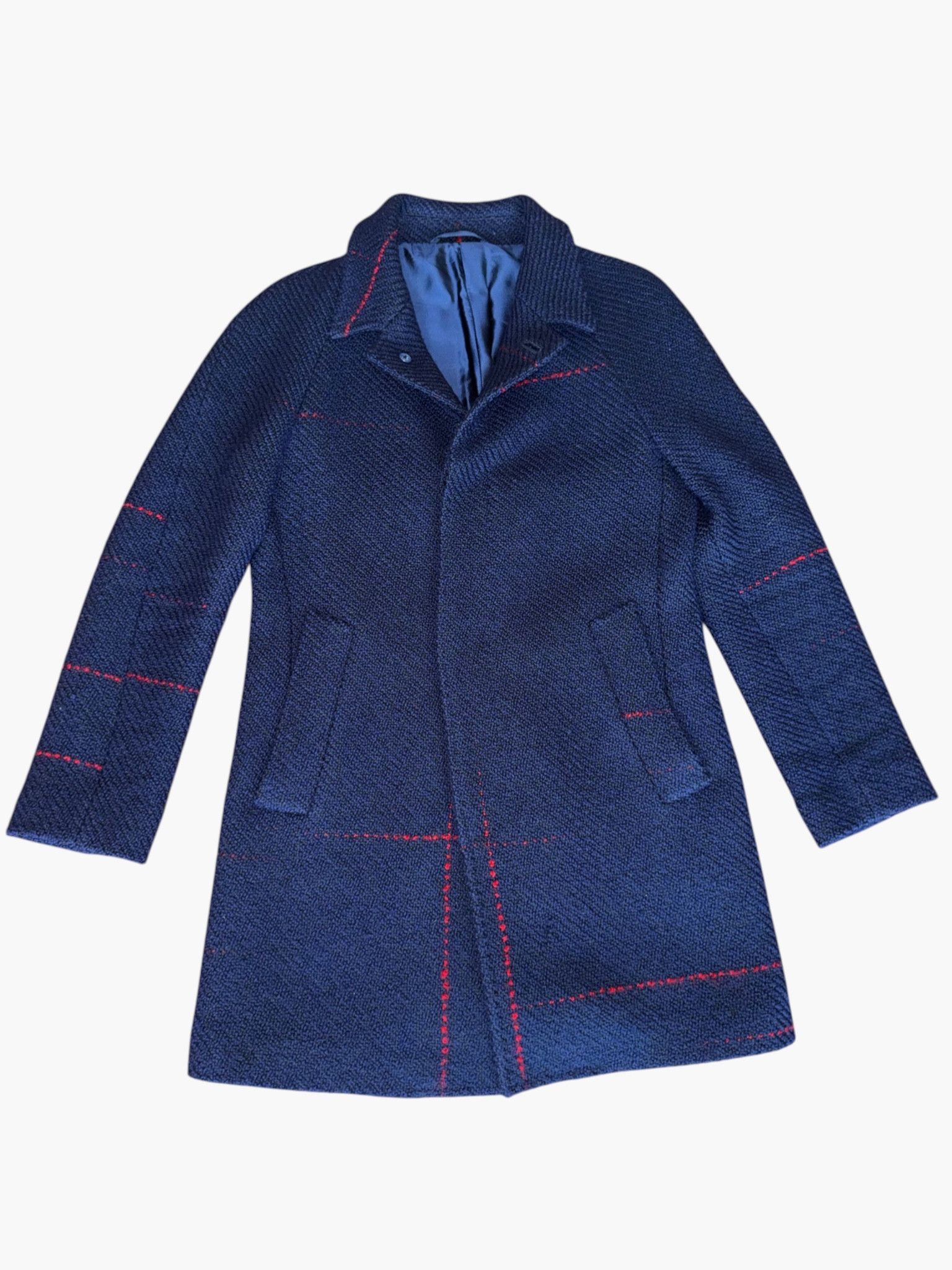 SARTORIO 🇮🇹 Sartorio Napoli (Kiton) Hand-Tailored Luxury Wool Coat Size US M / EU 48-50 / 2 - 1 Thumbnail