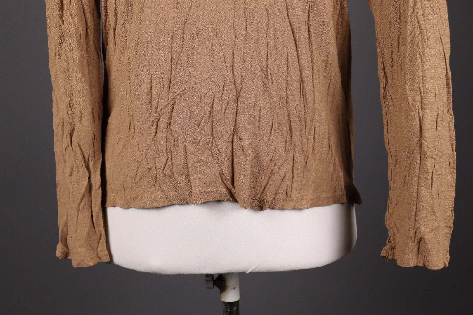 Alexander Wang T Alexander Wang Brown Long Sleeve Blouse Shirt Size L Size L / US 10 / IT 46 - 7 Thumbnail