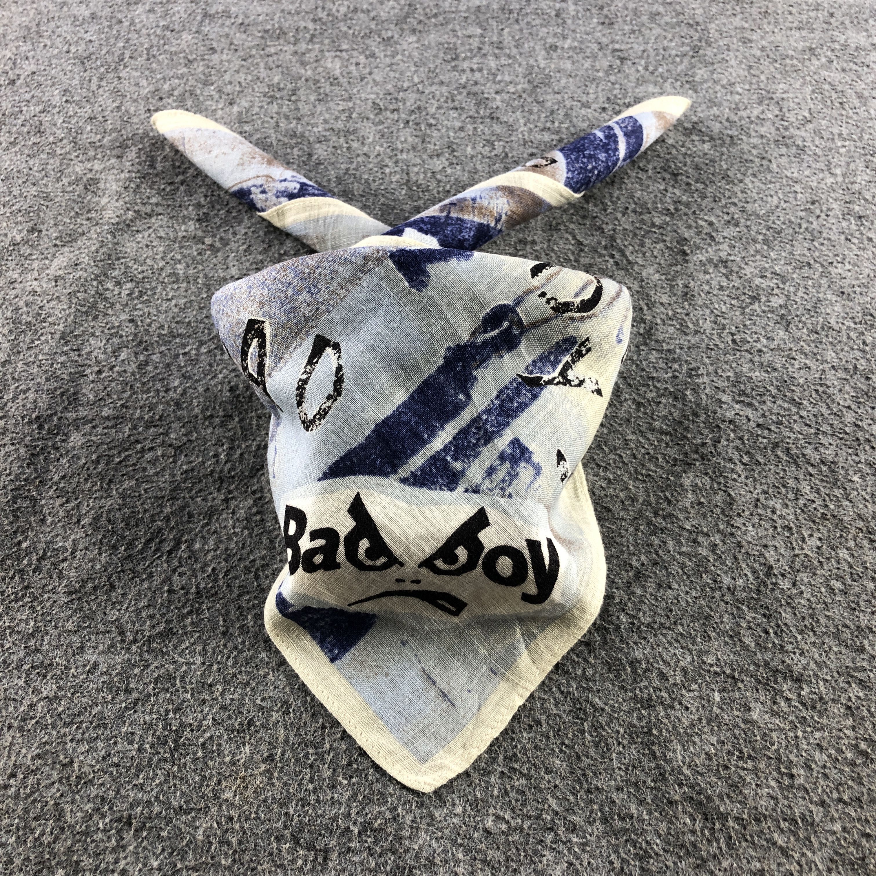 Vintage Bad Boy Handkerchief Neckerchief Bandana H2470 Size ONE SIZE - 1 Thumbnail