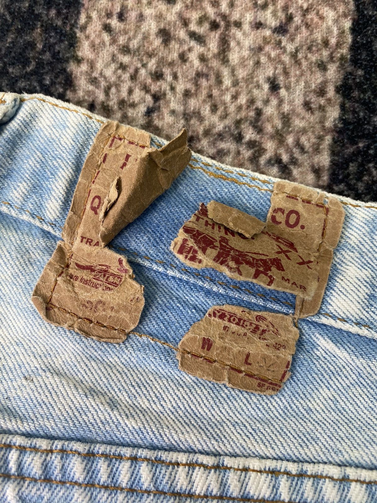Levi's × Levi's Vintage Clothing Vintage Levi’s 501 Light Blue Washed Denim Made in USA Size US 31 - 13 Thumbnail