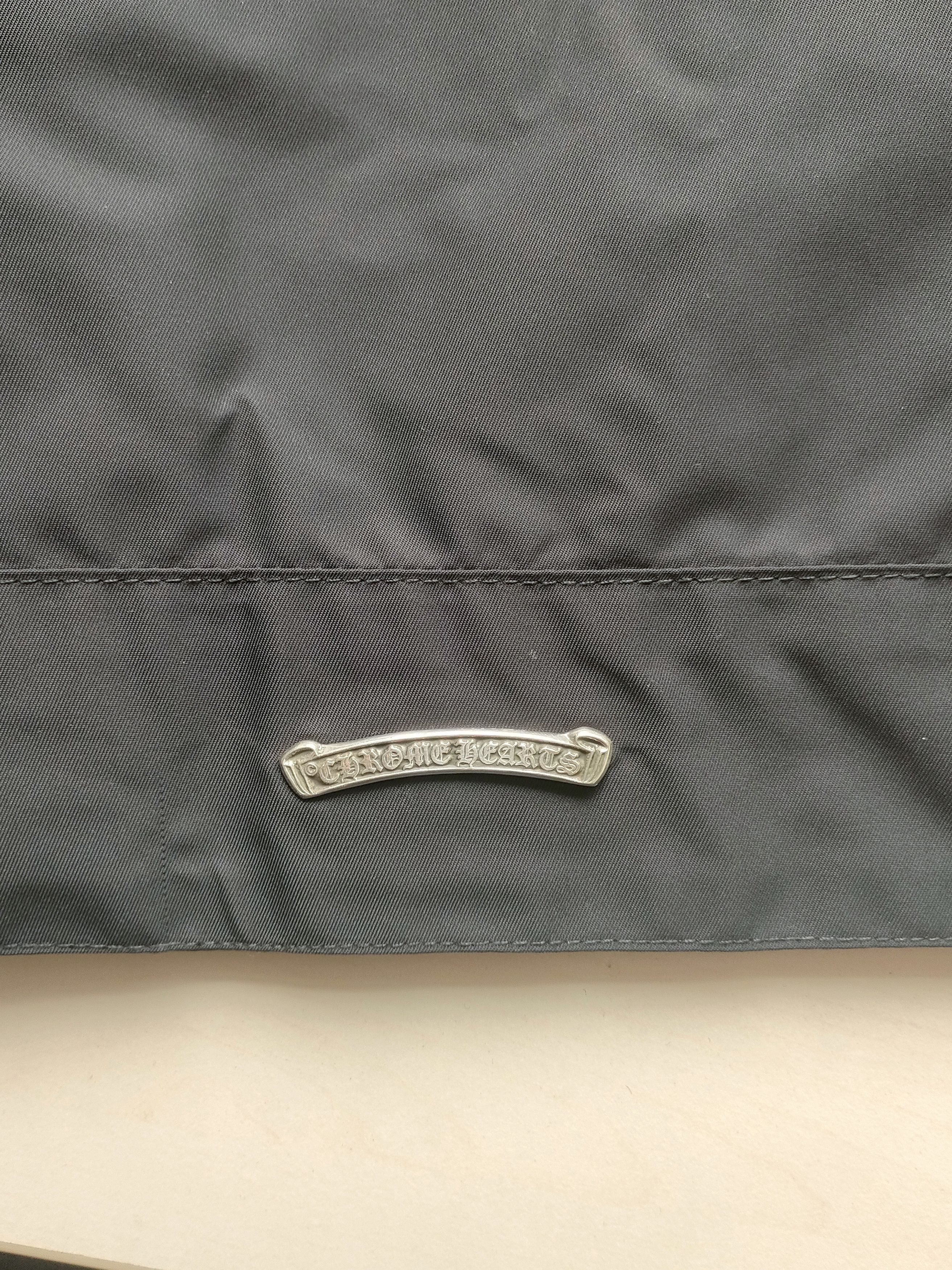 Chrome Hearts Chrome Hearts Black Cross Nylon Utility Zip Shirt Size XS / US 0-2 / IT 36-38 - 6 Thumbnail